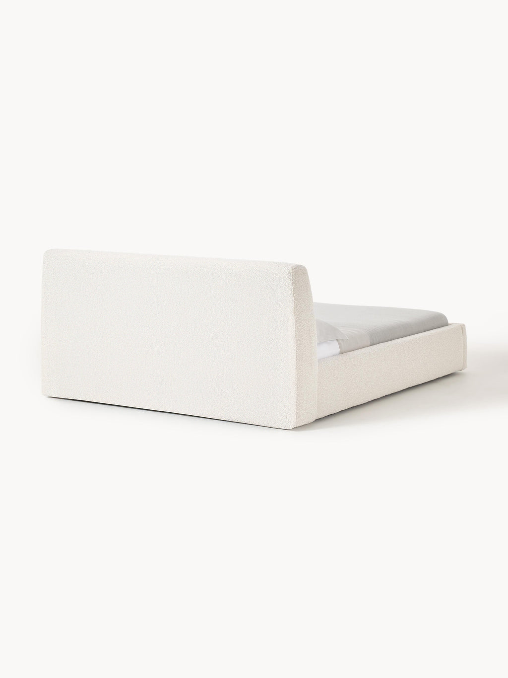 Cloud Upholstered Bouclé Bed