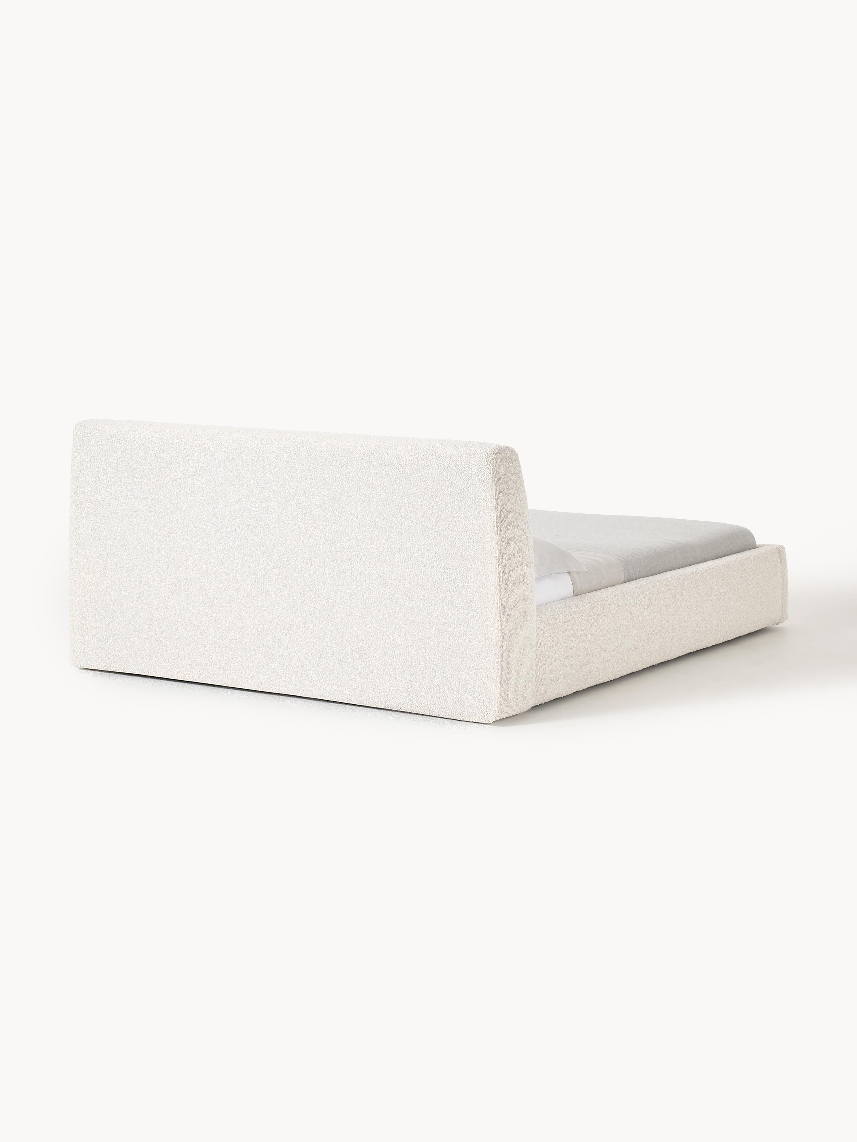 Cloud Upholstered Bouclé Bed