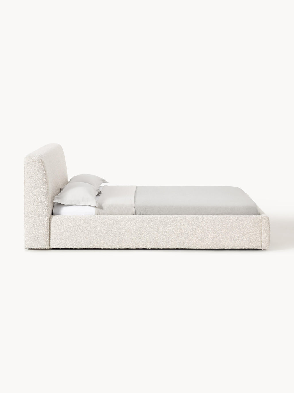Cloud Upholstered Bouclé Bed