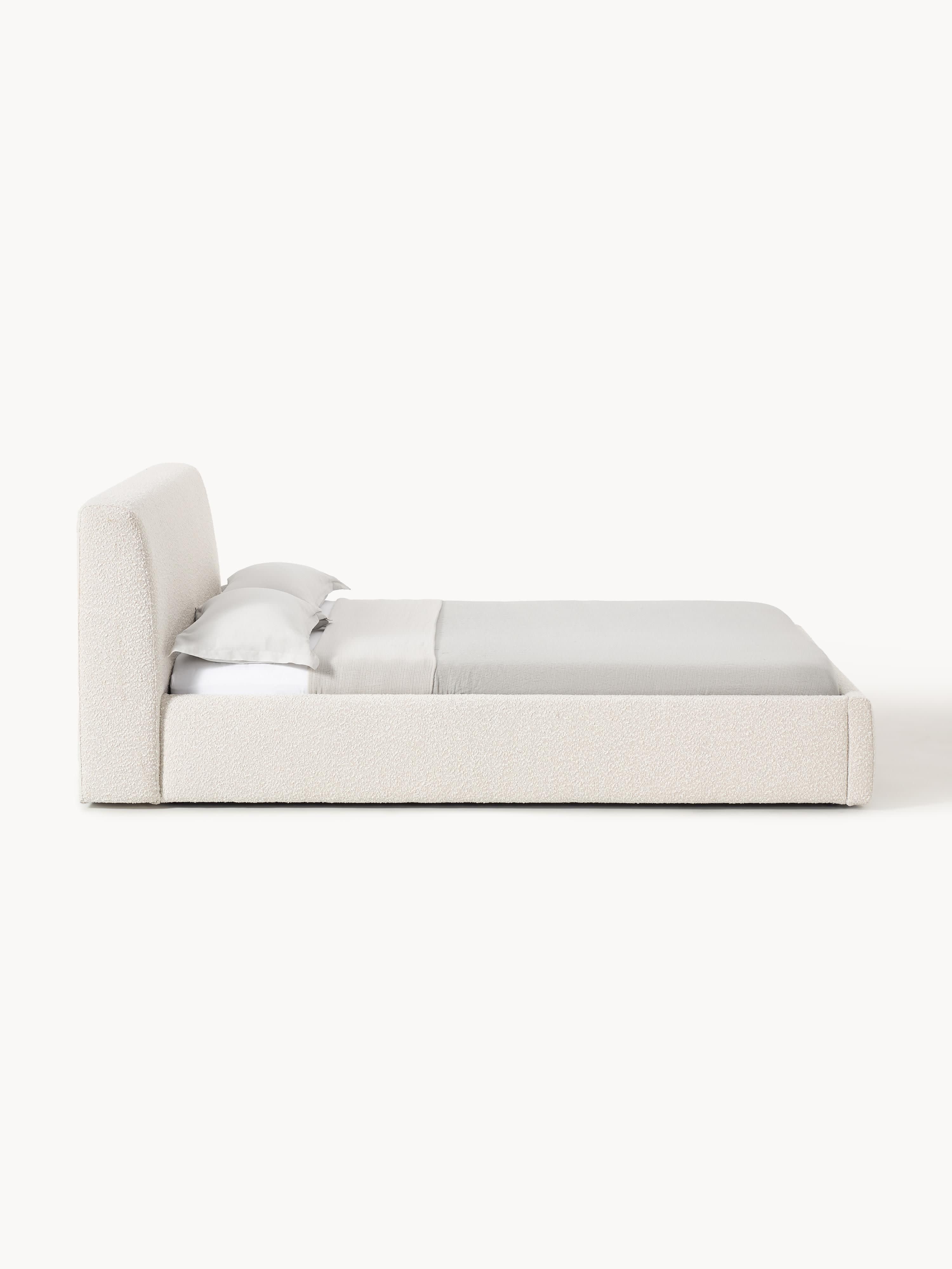 Cloud Upholstered Bouclé Bed