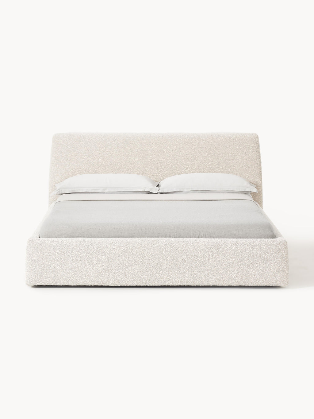 Cloud Upholstered Bouclé Bed