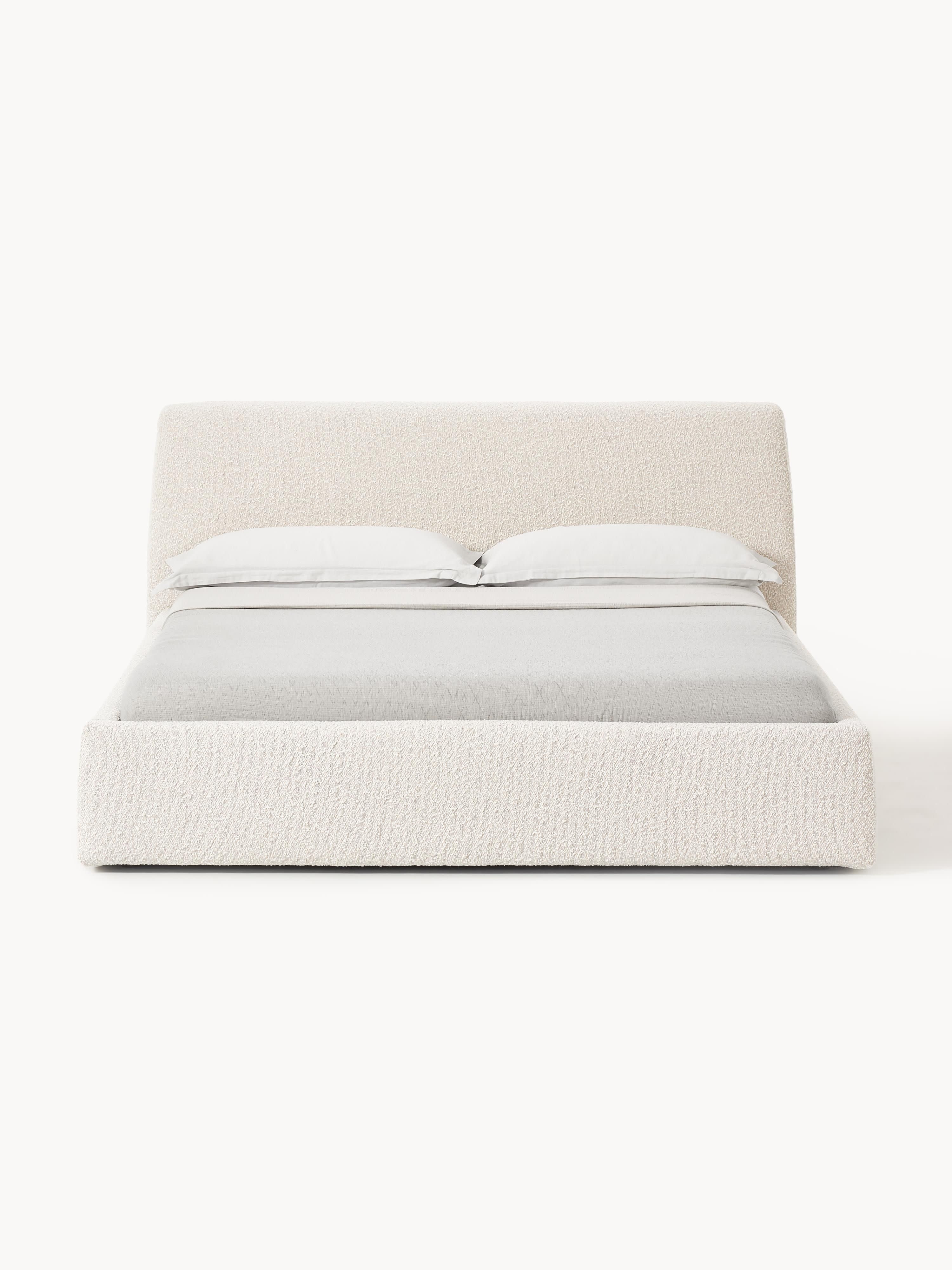 Cloud Upholstered Bouclé Bed