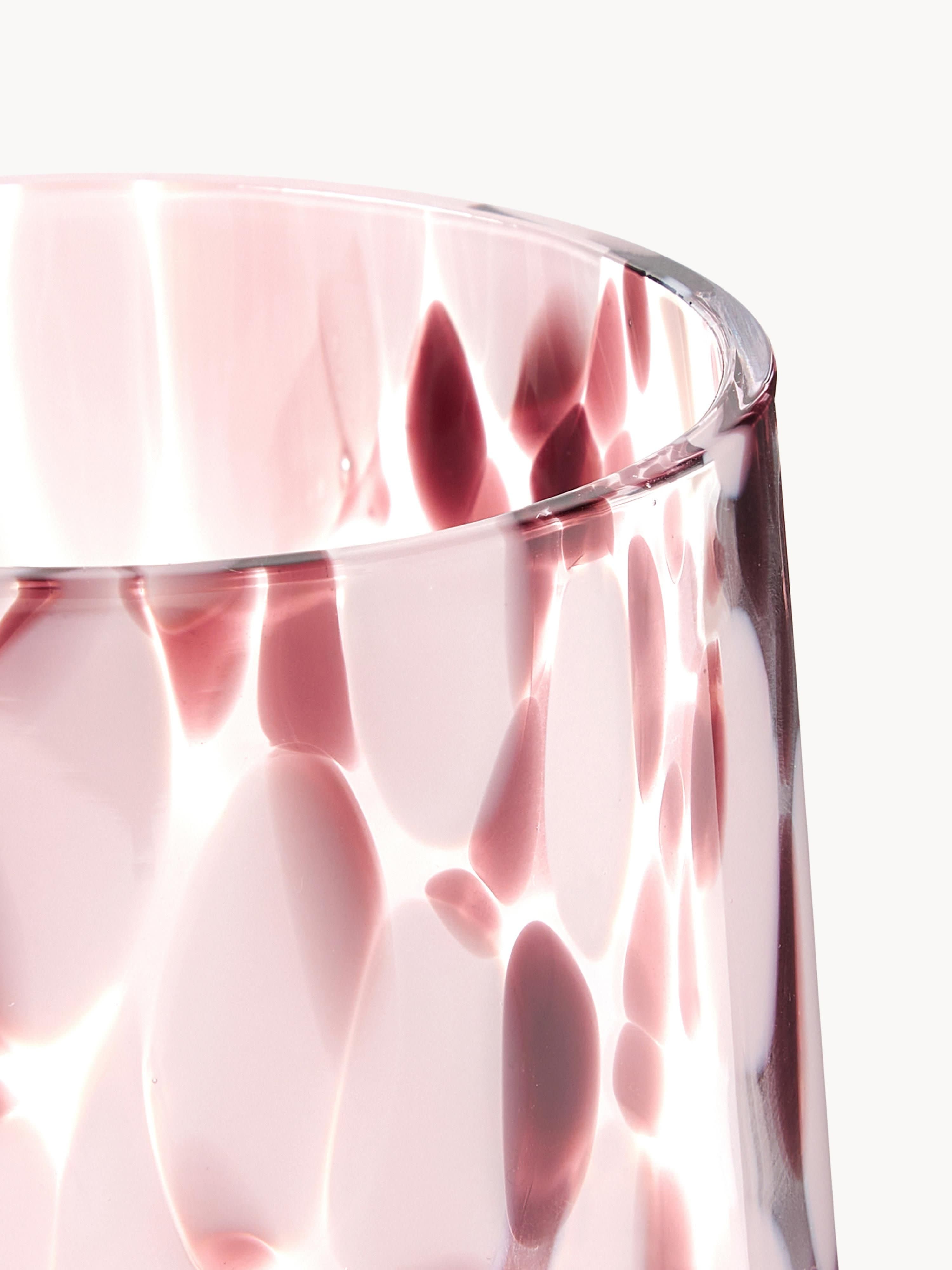 Handmade Speckled Glass Tumblers Oakley, Set of 4