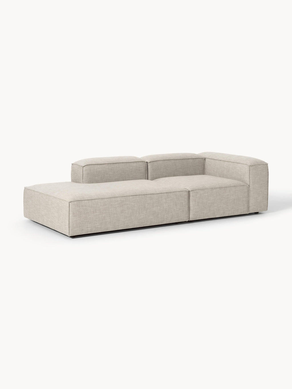 Lennon Linen Blend Modular Ottoman