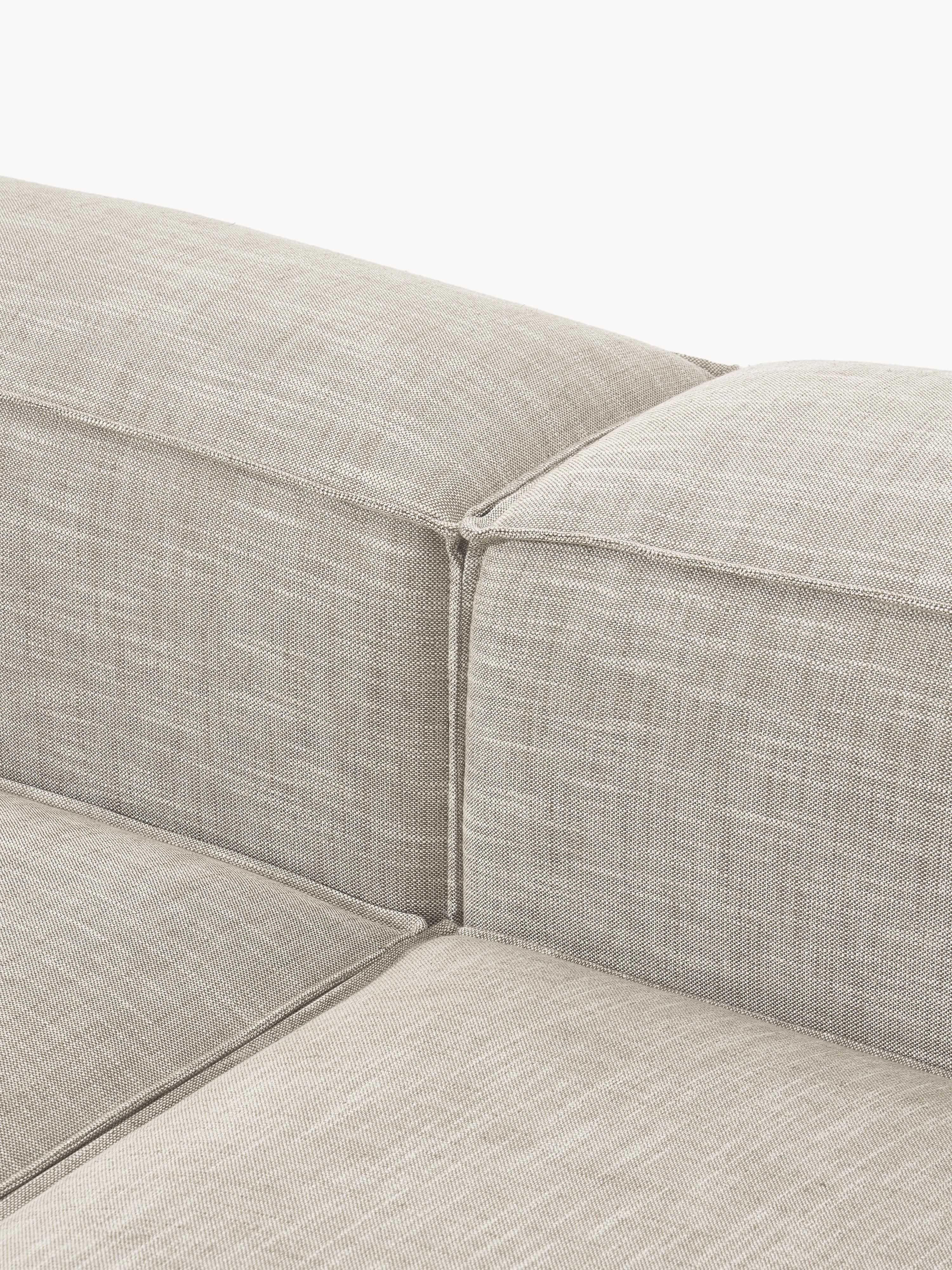 Lennon Linen Blend Modular Ottoman