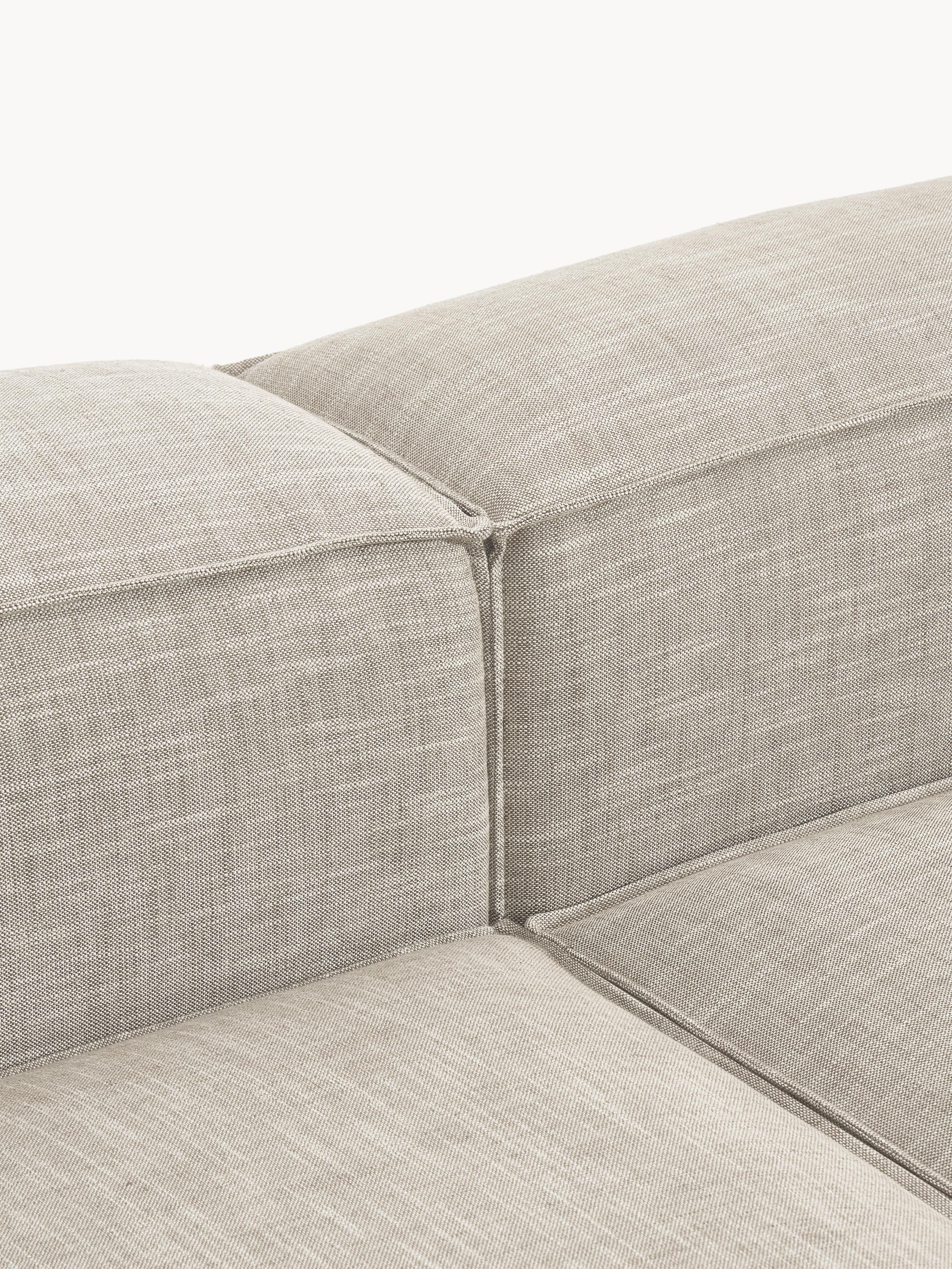 Lennon Linen Blend Modular Ottoman