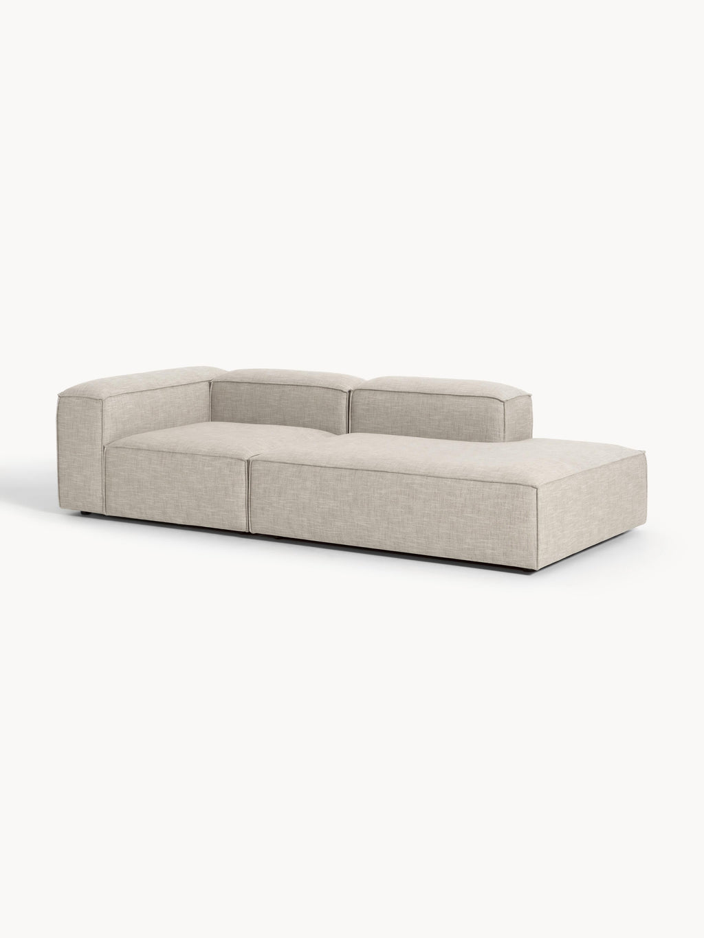 Lennon Linen Blend Modular Ottoman