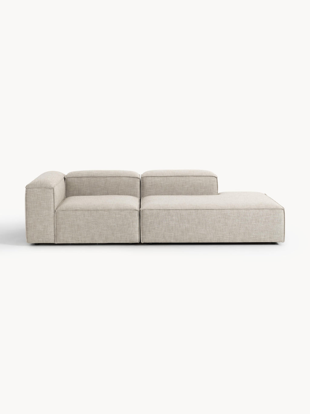 Lennon Linen Blend Modular Ottoman