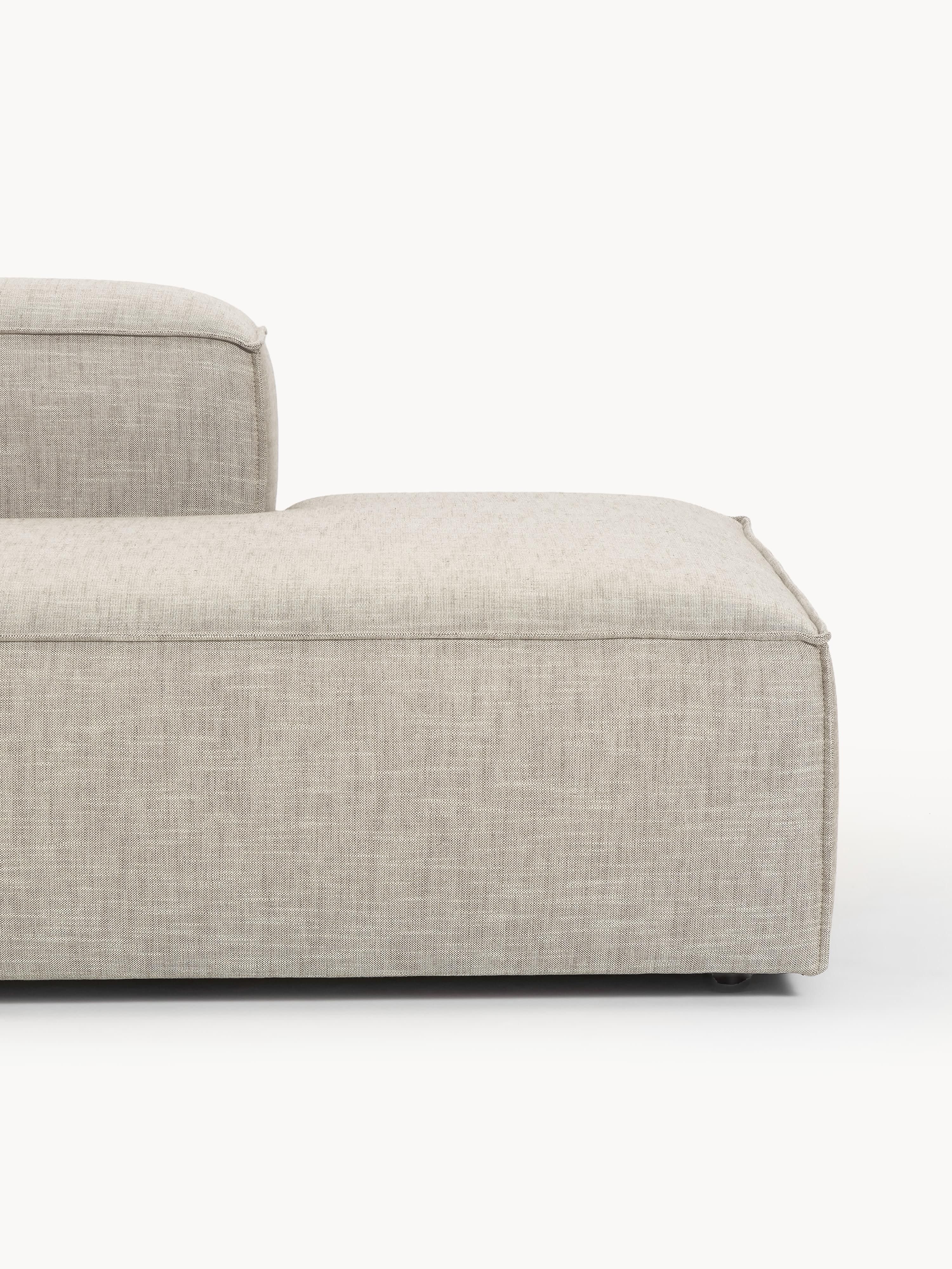 Lennon Linen Blend Modular Ottoman