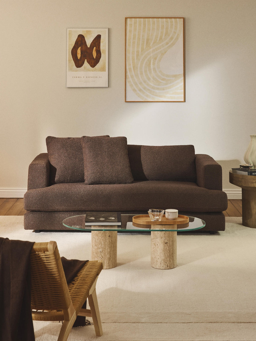 Tribeca Bouclé Sofa (2-seater)