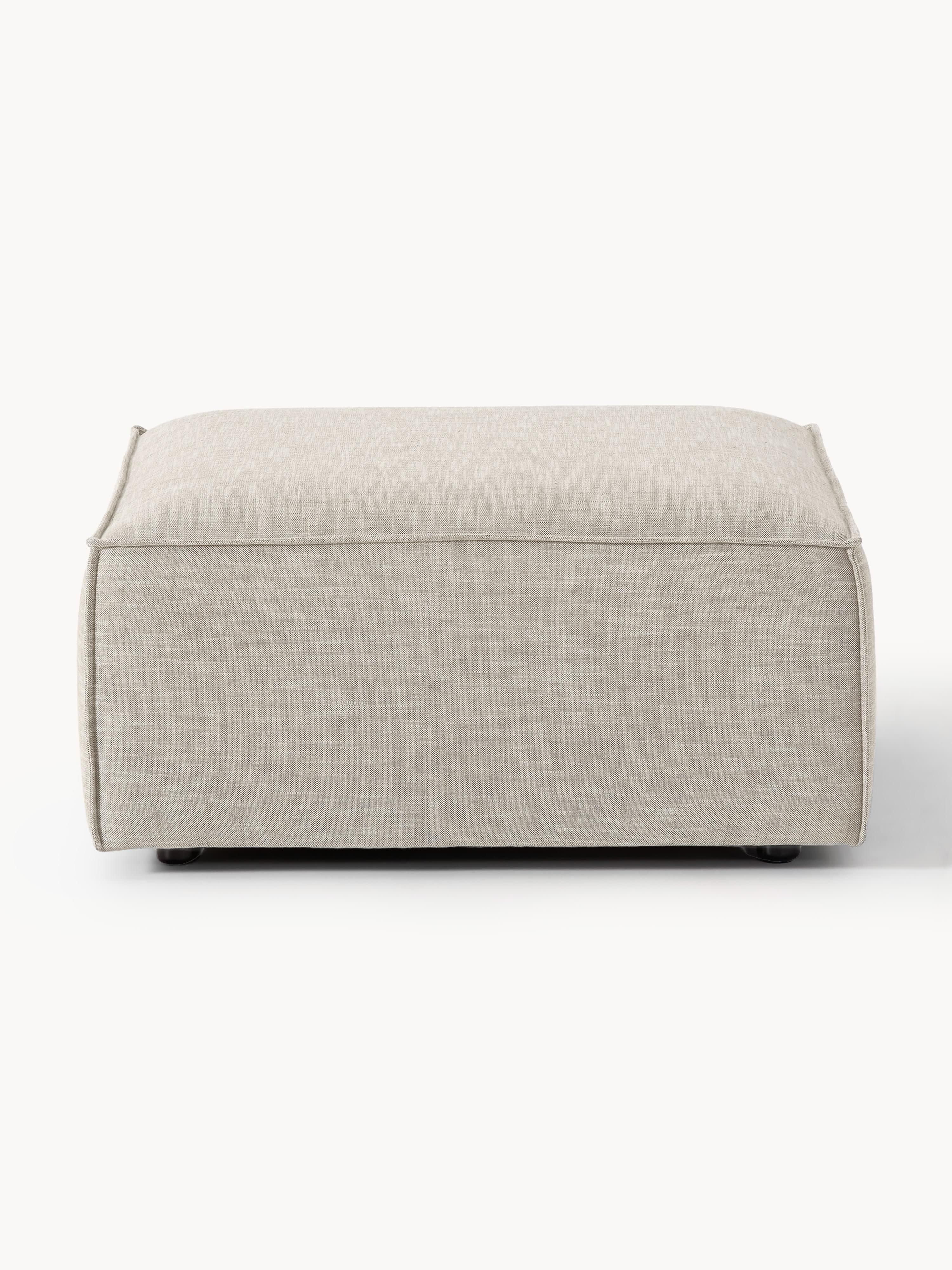 Lennon Linen Blend Ottoman