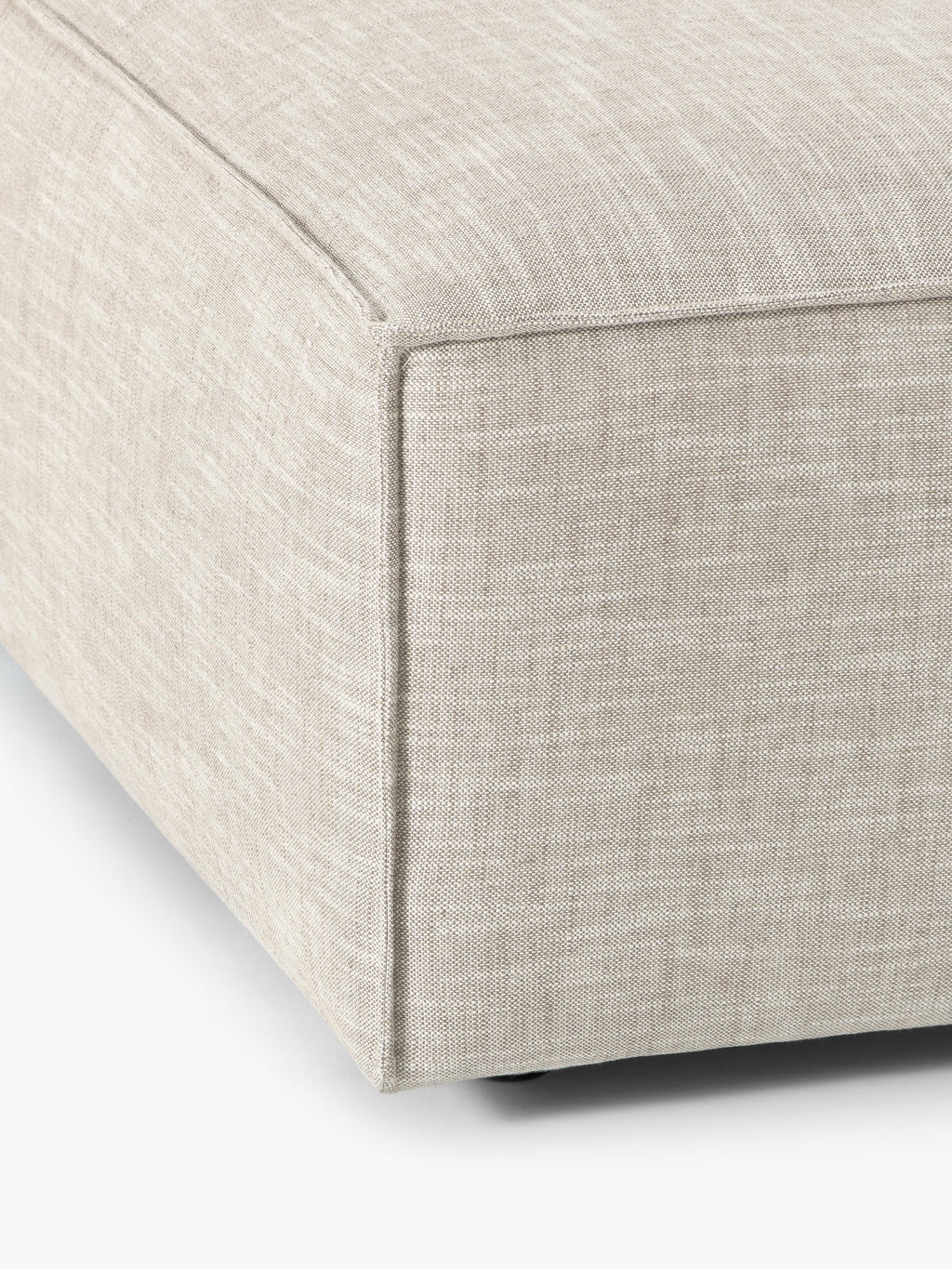 Lennon Linen Blend Ottoman