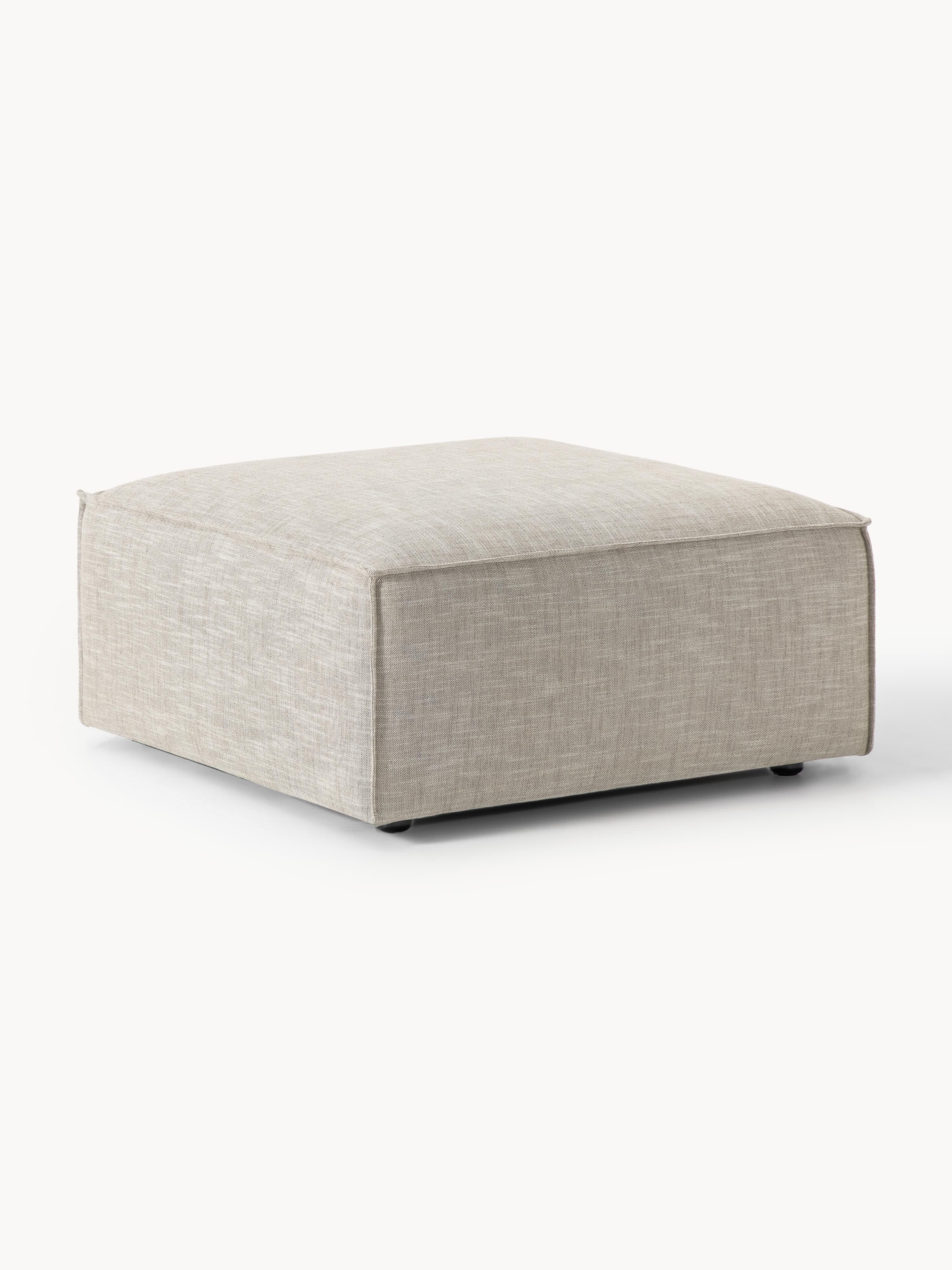 Lennon Linen Blend Ottoman
