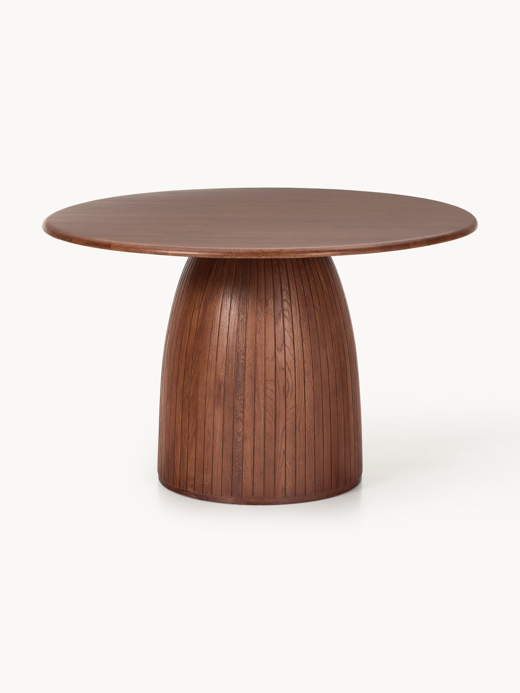 Gallery image 1 - Round Dining Table Nelly with Groove Structure, in various sizes