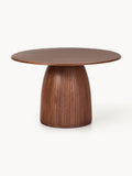 Gallery image 1 - Round Dining Table Nelly with Groove Structure, in various sizes