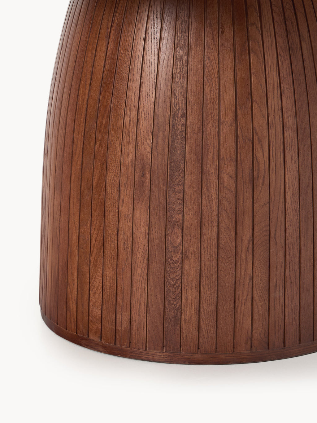 Nelly Round Dining Table with Groove Structure, in various sizes