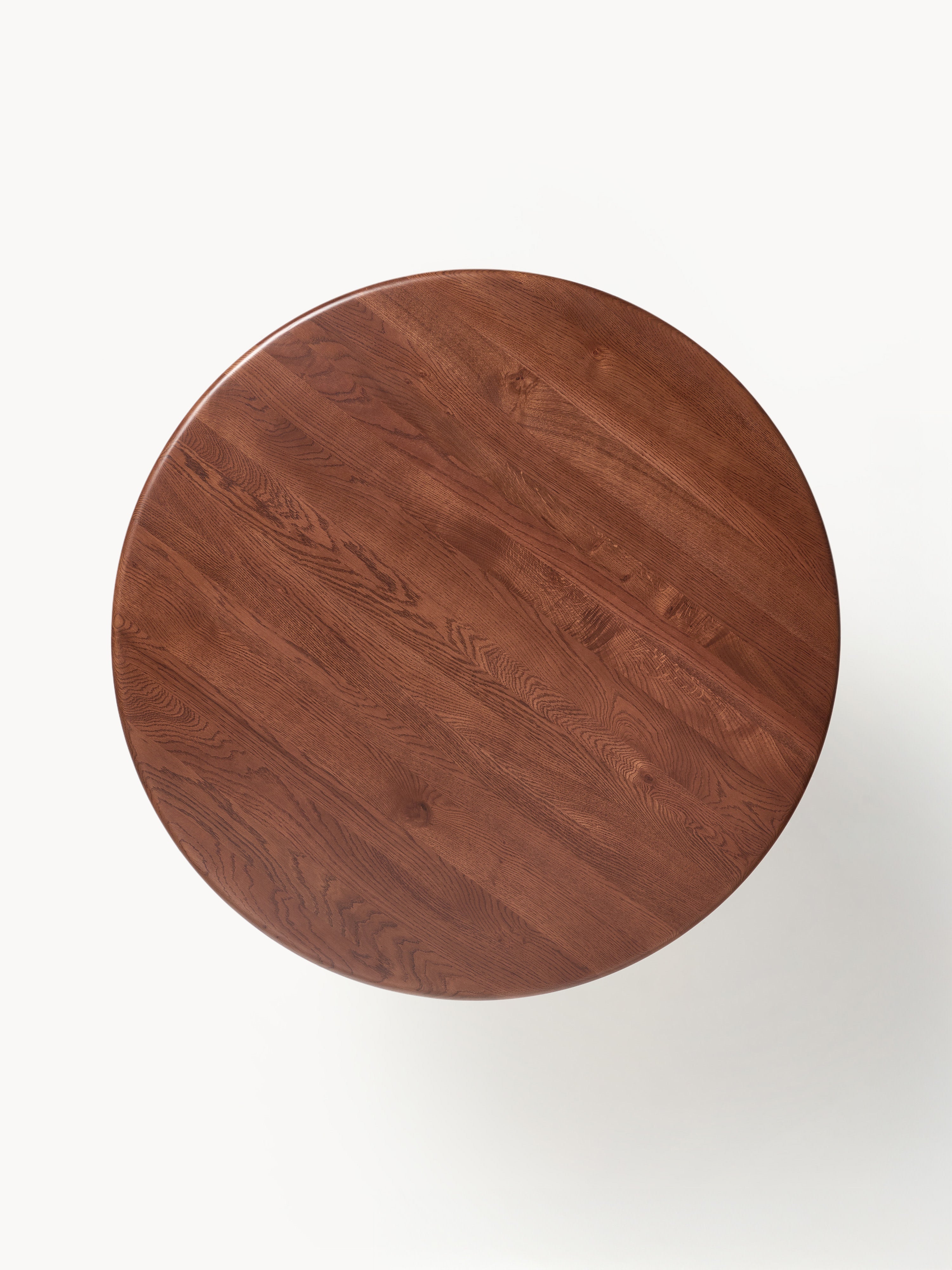 Nelly Round Dining Table with Groove Structure, in various sizes