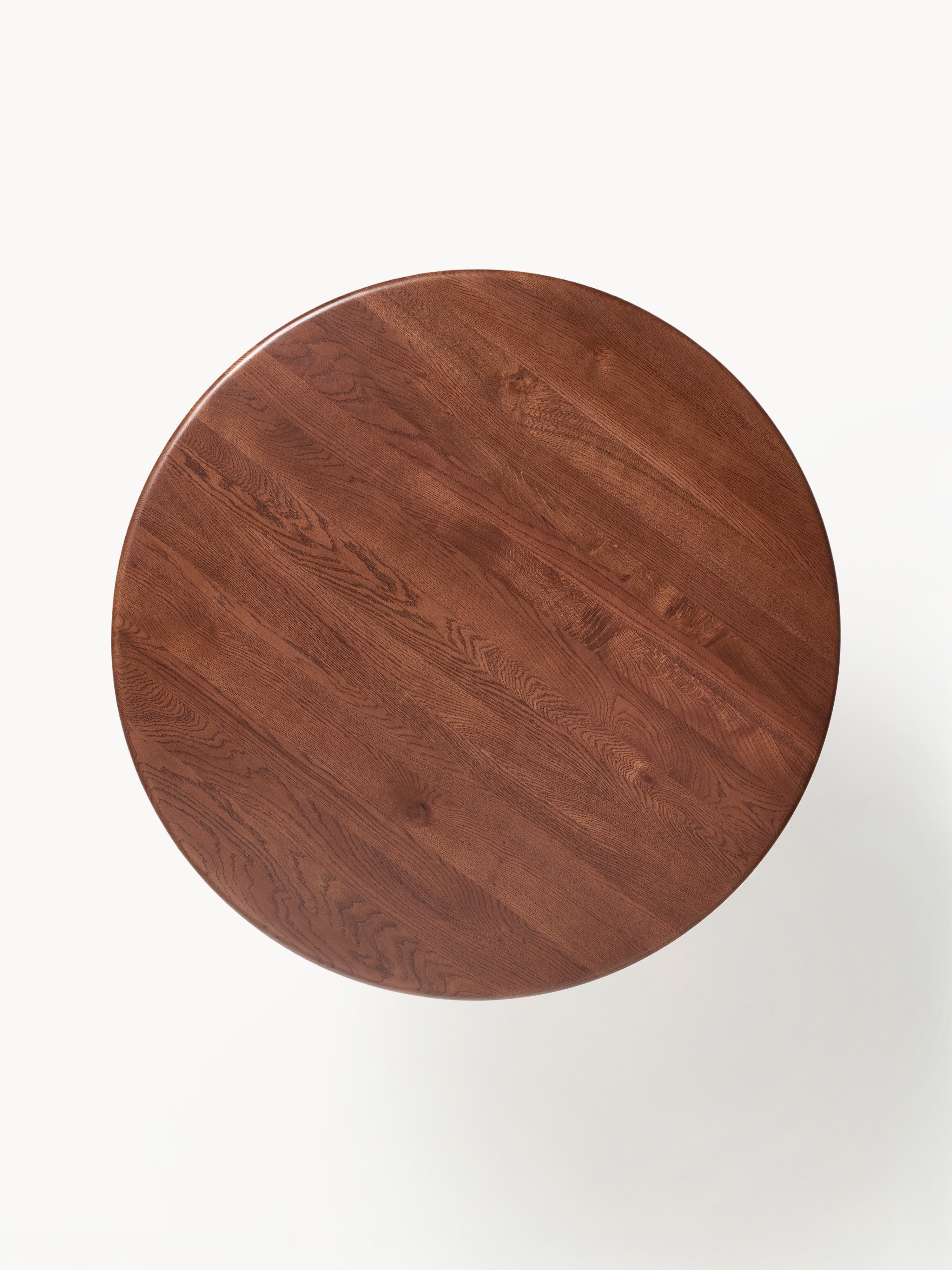 Nelly Round Dining Table with Groove Structure, in various sizes
