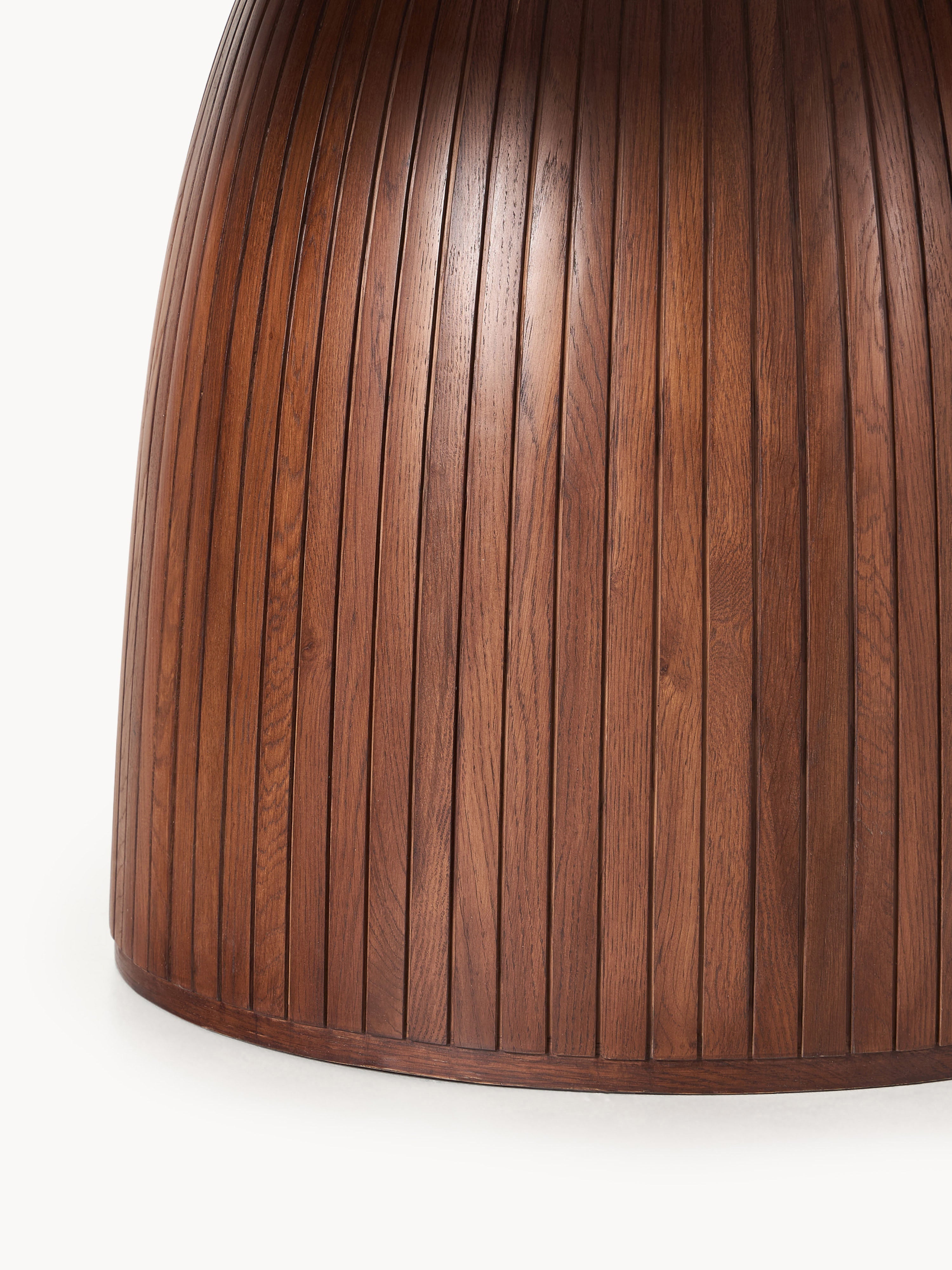 Nelly Round Dining Table with Groove Structure, in various sizes