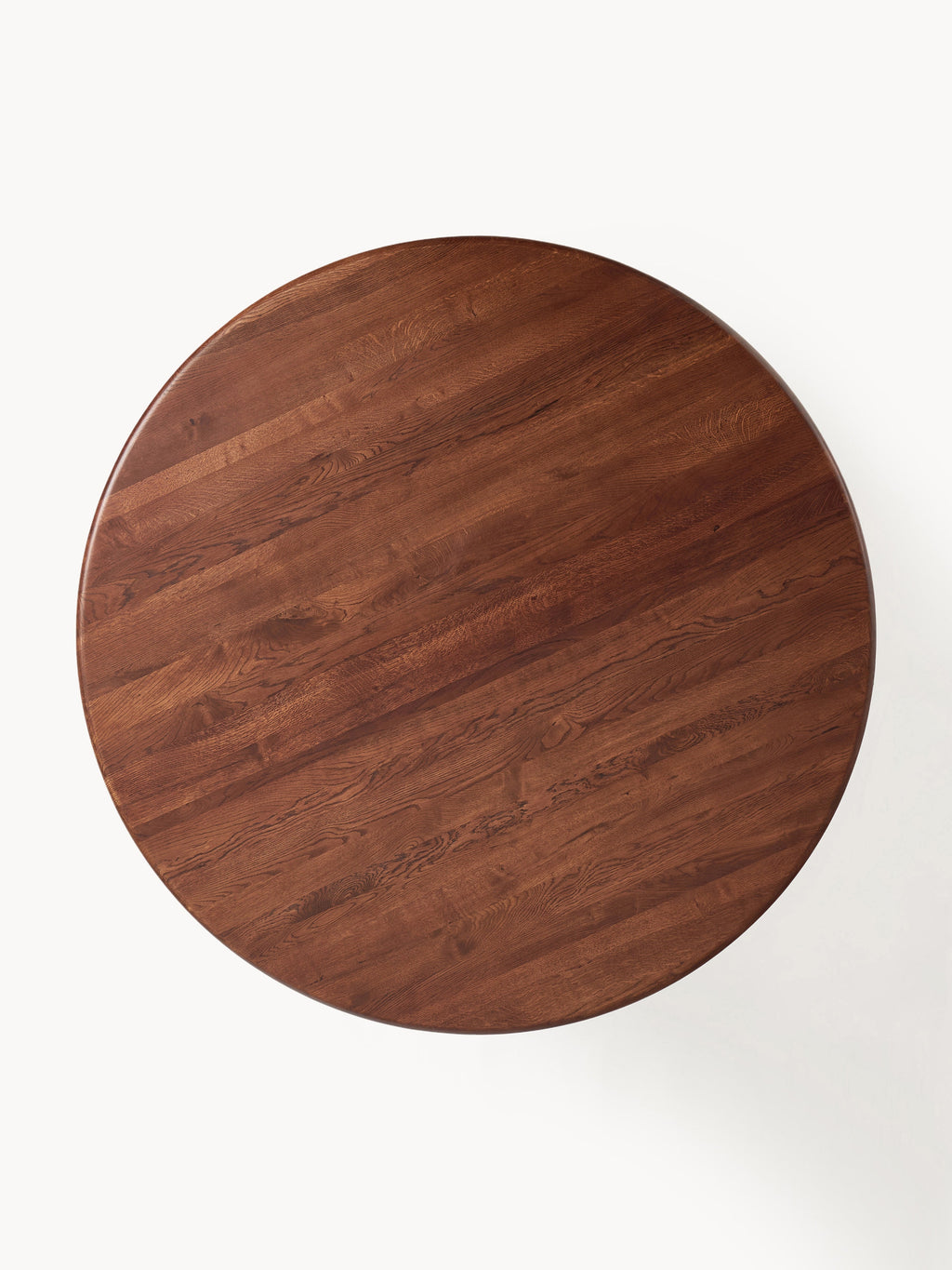 Nelly Round Dining Table with Groove Structure, in various sizes