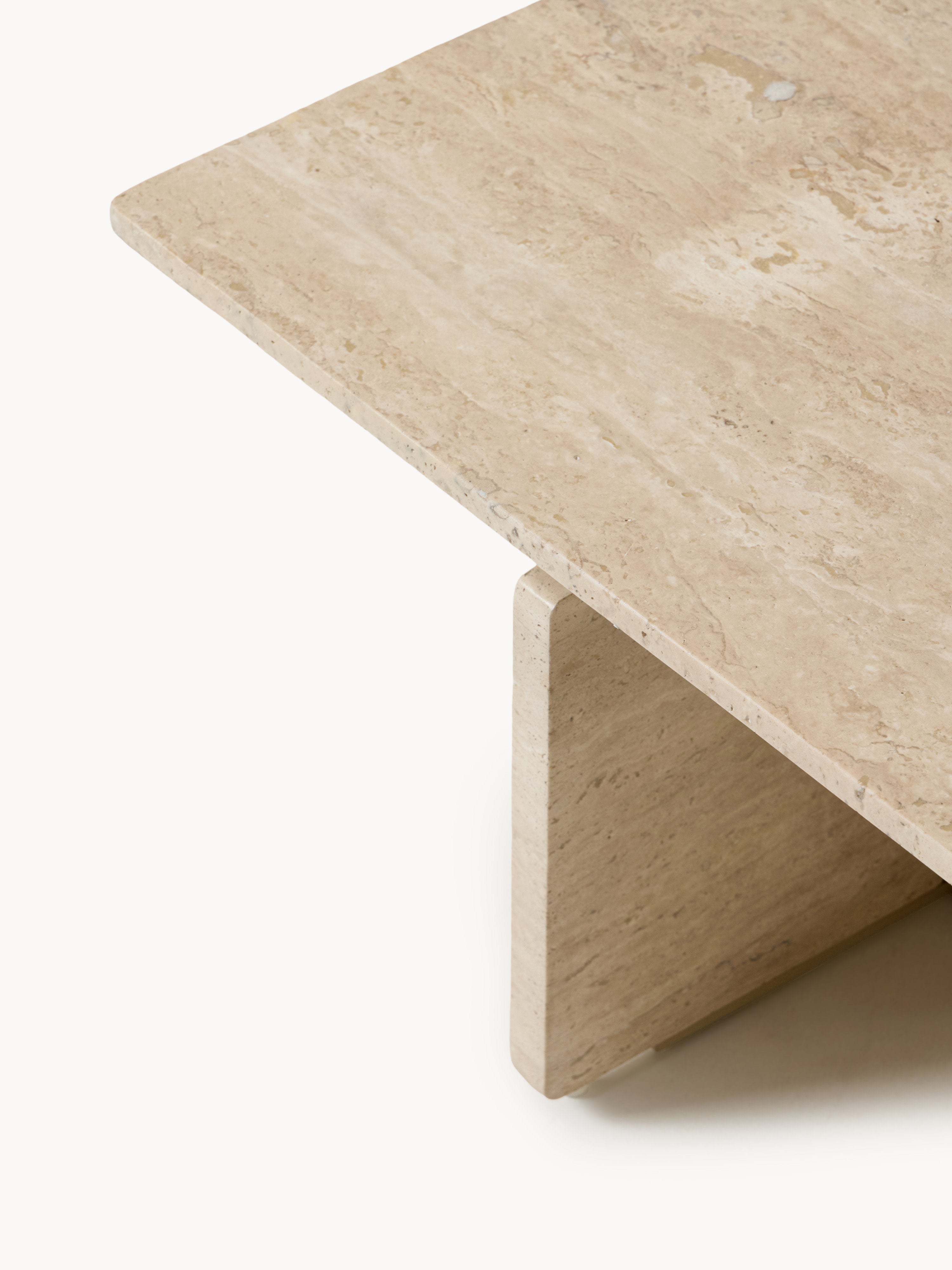 Marisa Travertine Coffee Table