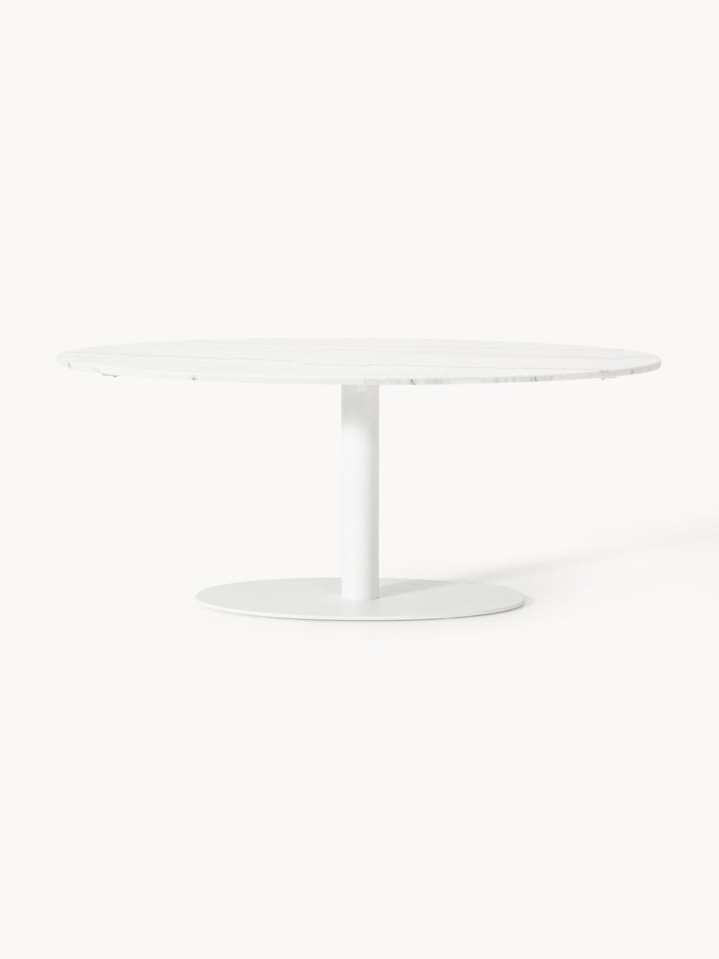 Miley Oval Marble Dining Table, 180 x 90 cm