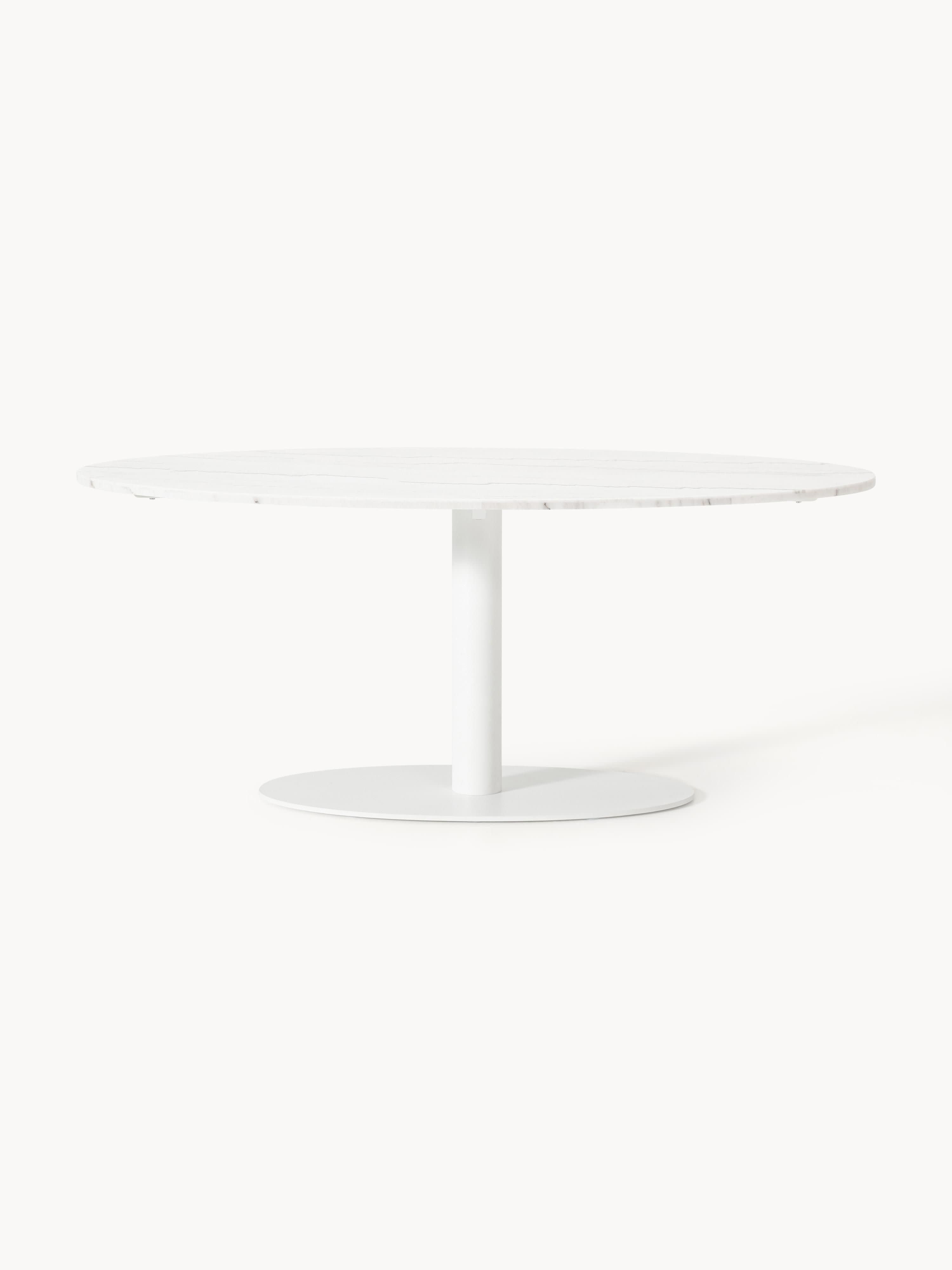 Miley Oval Marble Dining Table, 180 x 90 cm