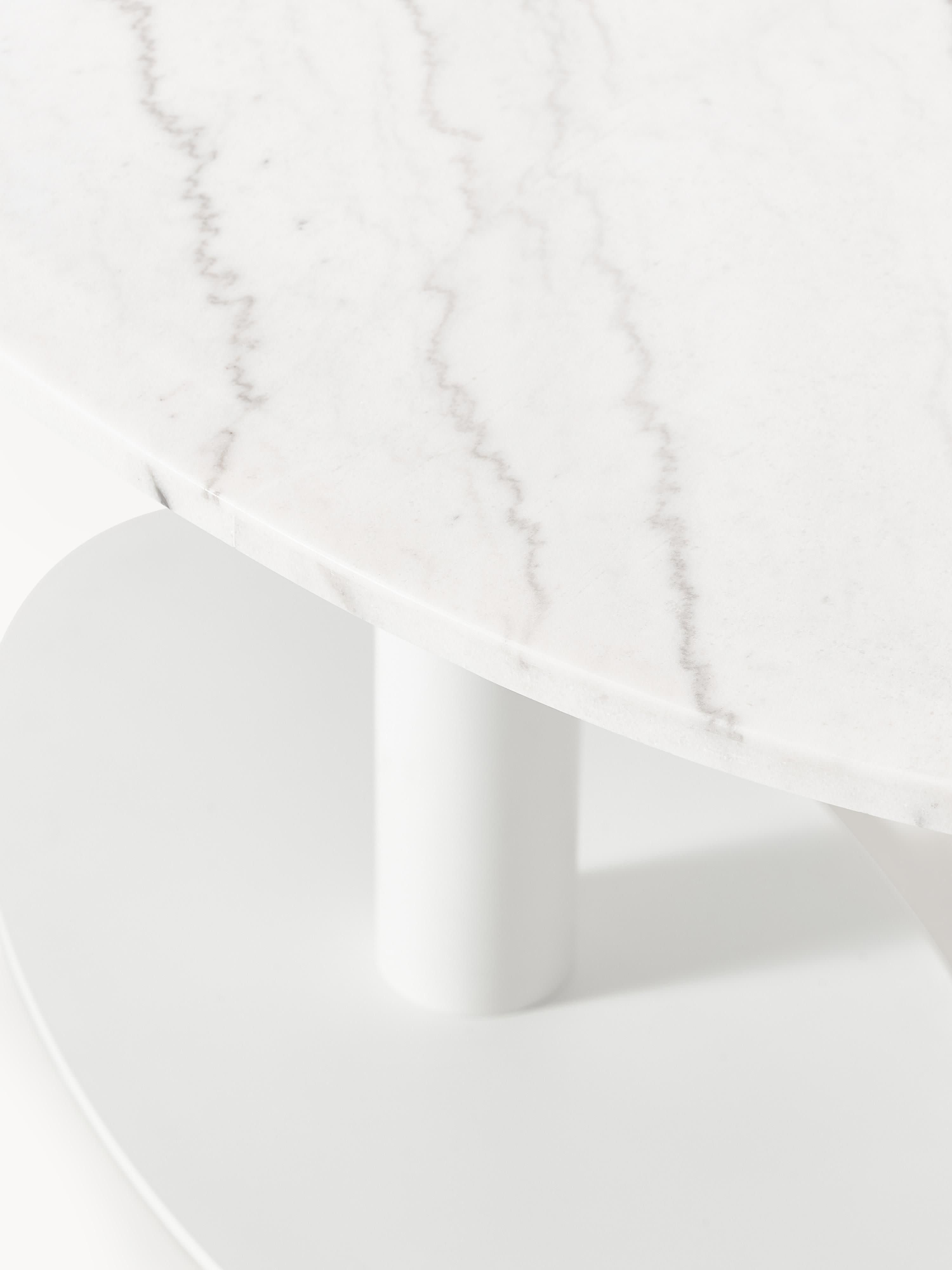 Miley Oval Marble Dining Table, 180 x 90 cm