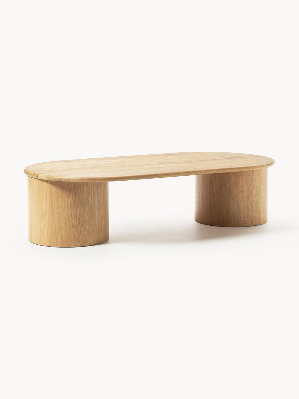 Gallery image 1 - Oval Oak Wood Coffee Table Didi