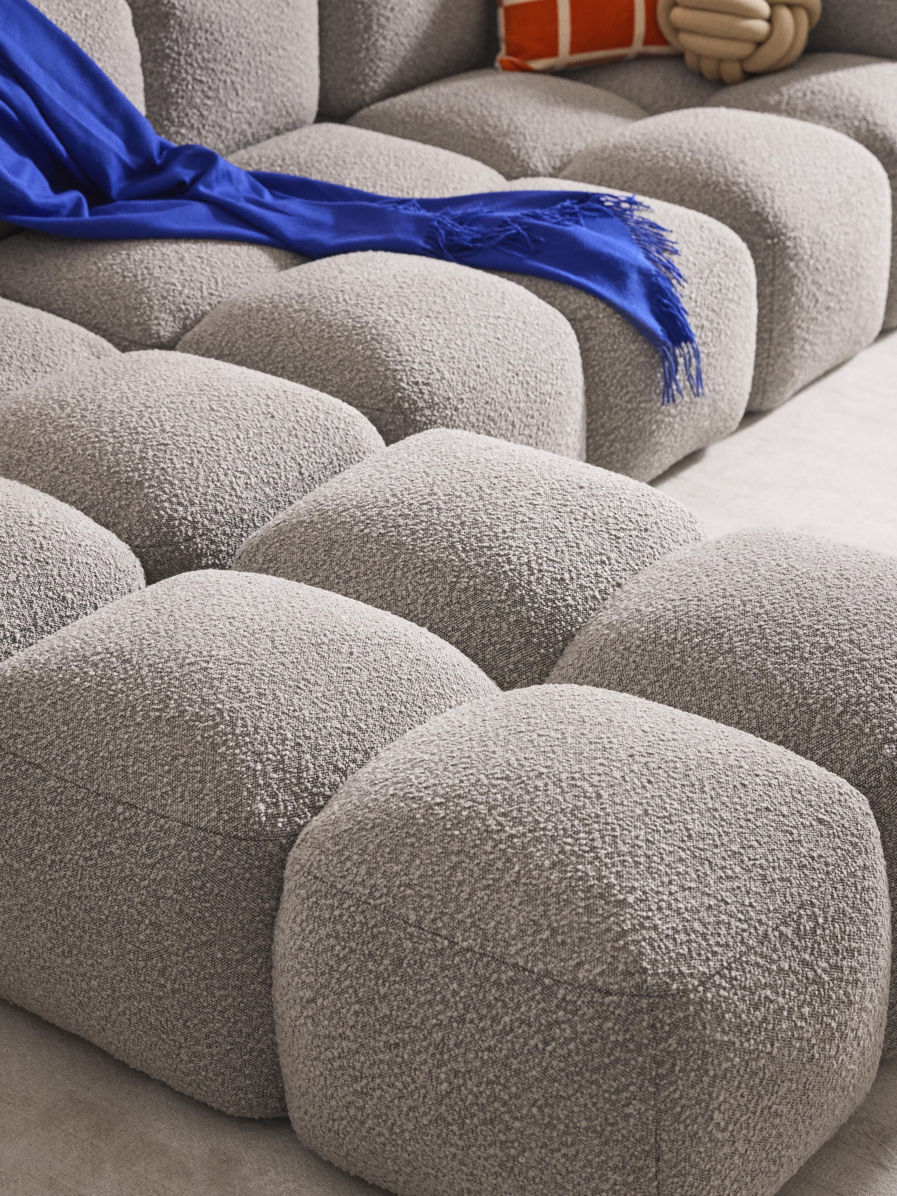 Tayla Bouclé Ottoman