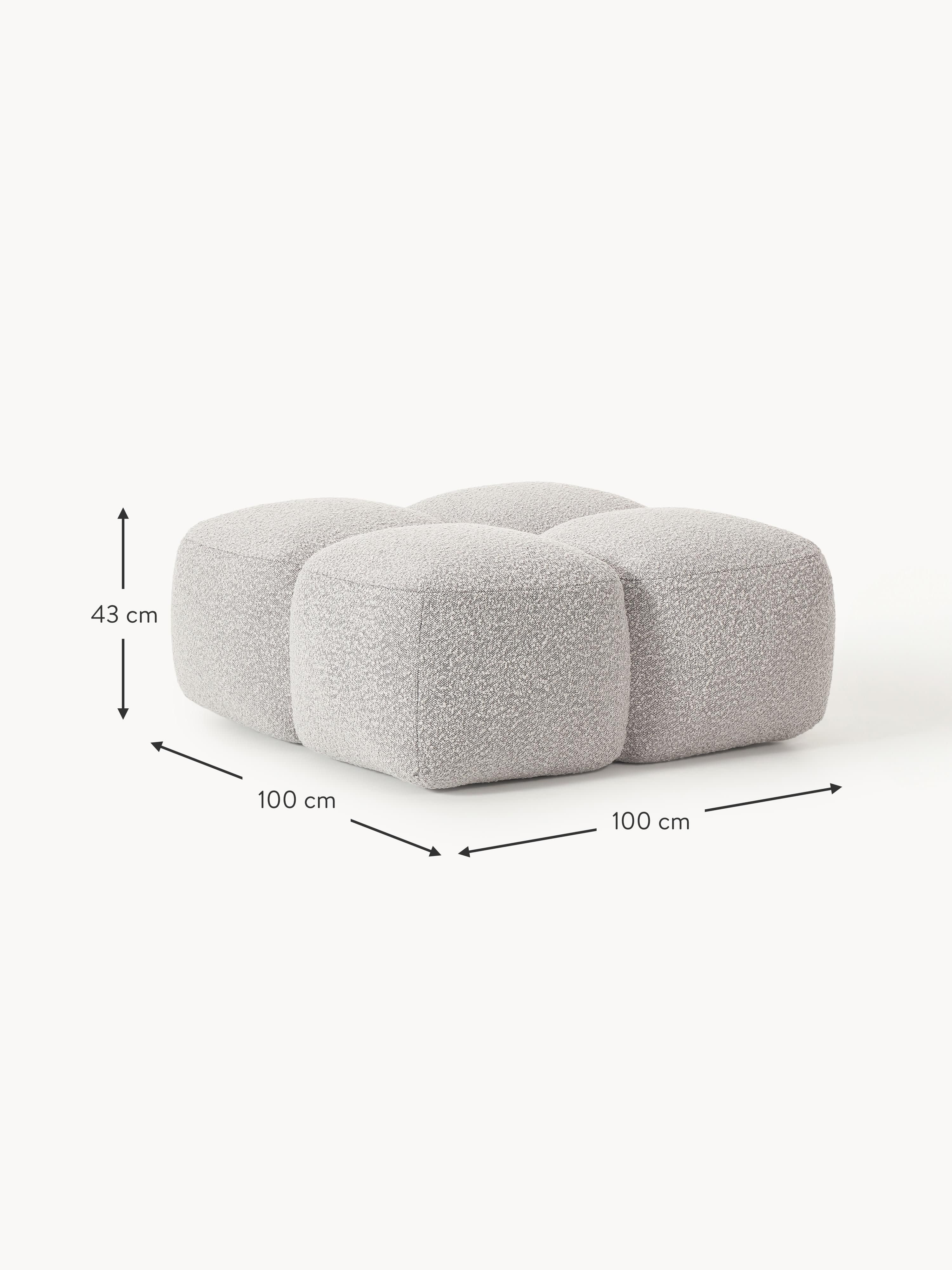 Tayla Bouclé Ottoman