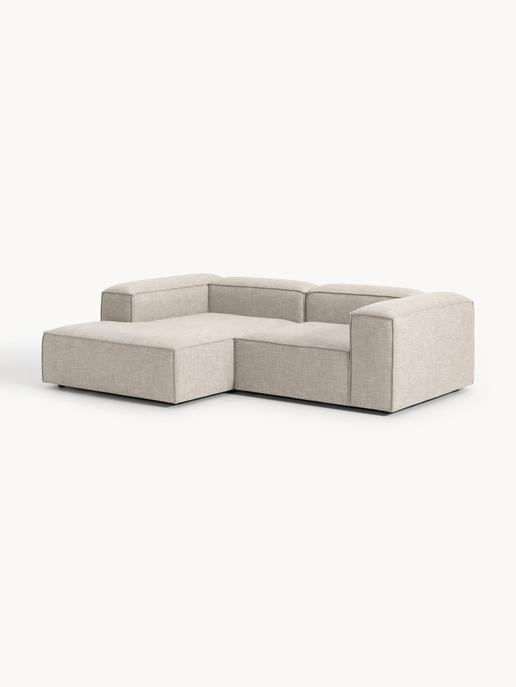 Lennon Linen Blend Modular Corner Sofa (3-seater)