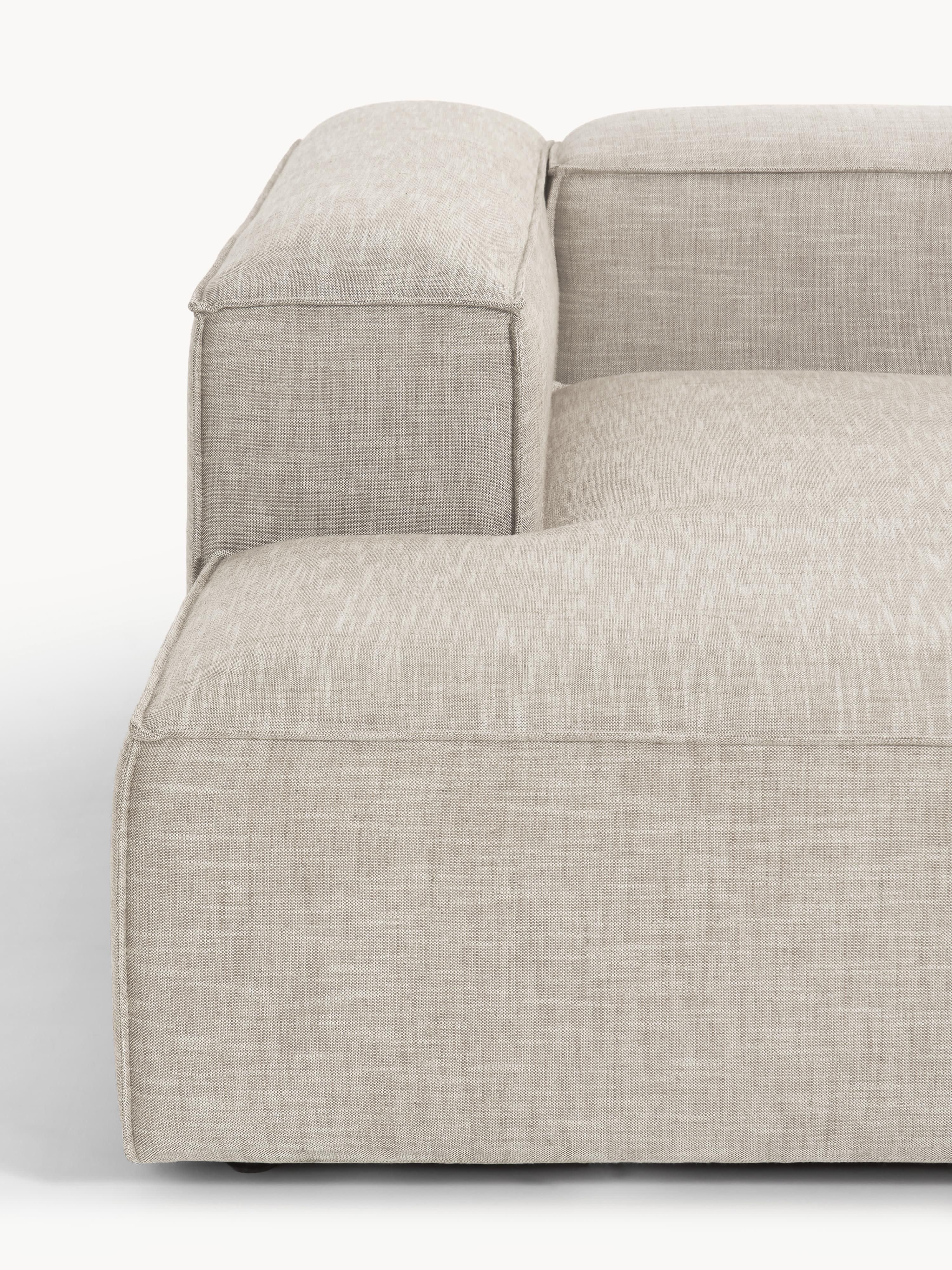 Lennon Linen Blend Modular Corner Sofa (3-seater)