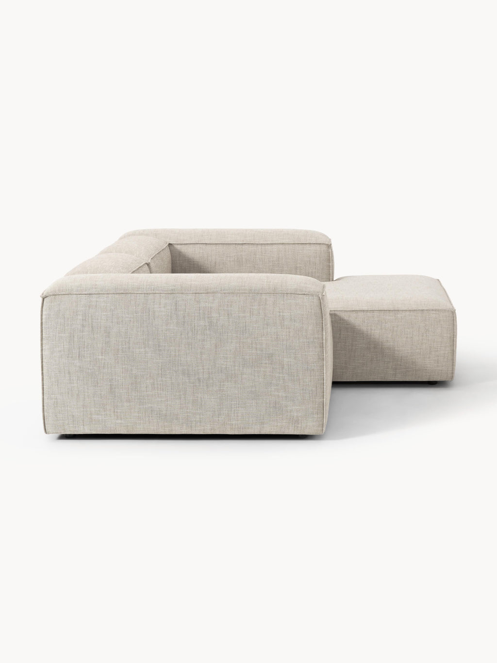 Lennon Linen Blend Modular Corner Sofa (3-seater)