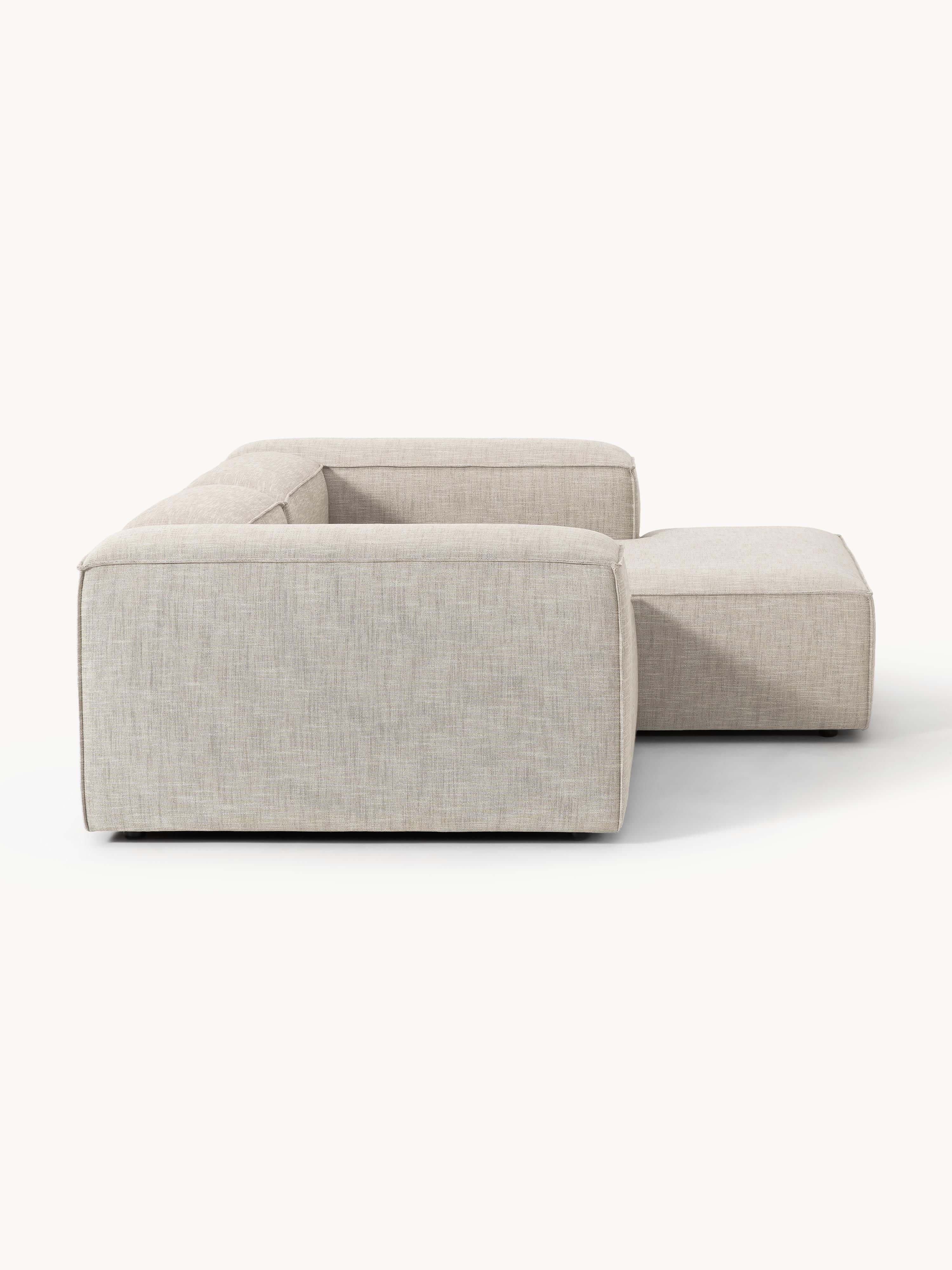 Lennon Linen Blend Modular Corner Sofa (3-seater)