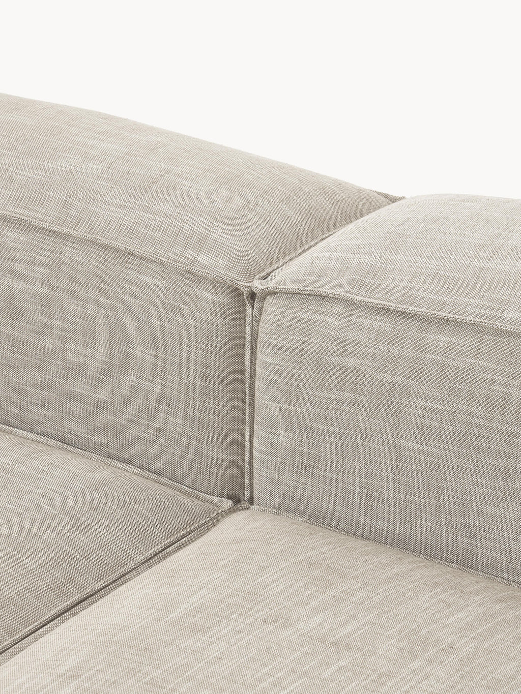 Lennon Linen Blend Modular Corner Sofa (3-seater)