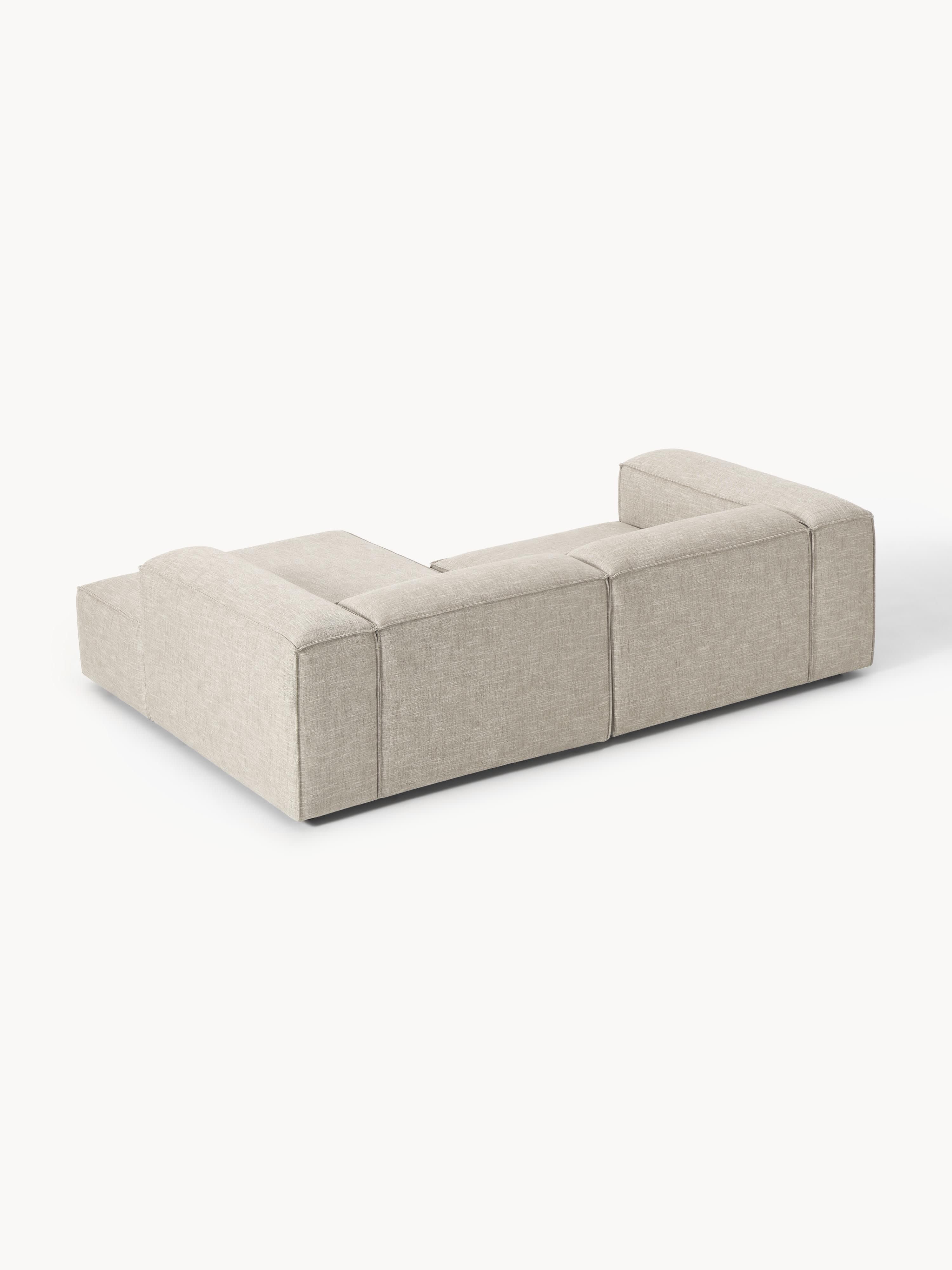 Lennon Linen Blend Modular Corner Sofa (3-seater)
