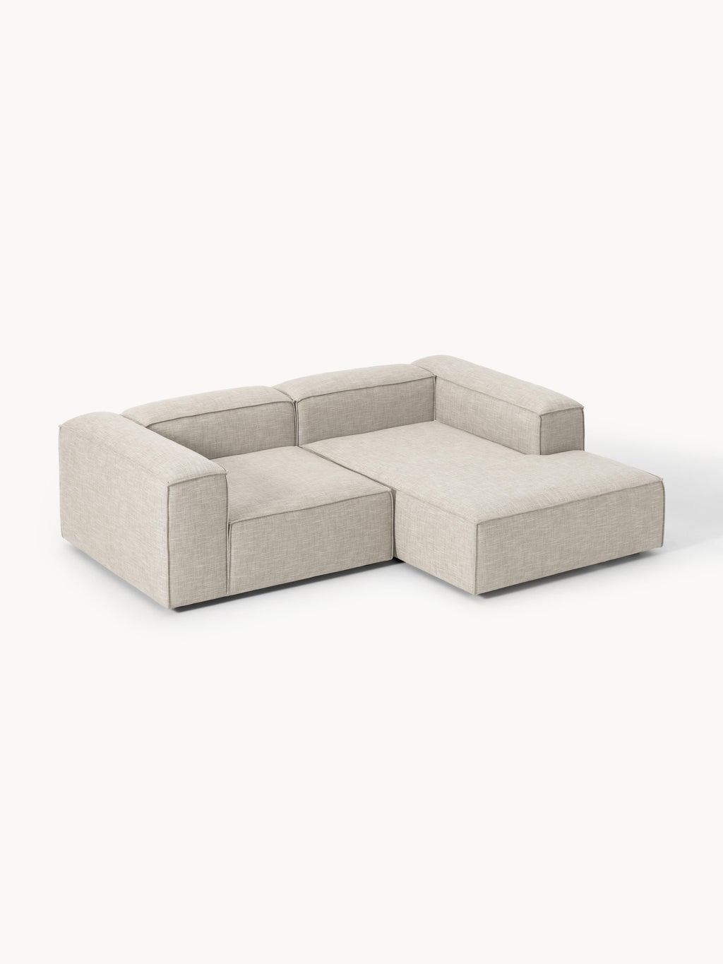 Lennon Linen Blend Modular Corner Sofa (3-seater)