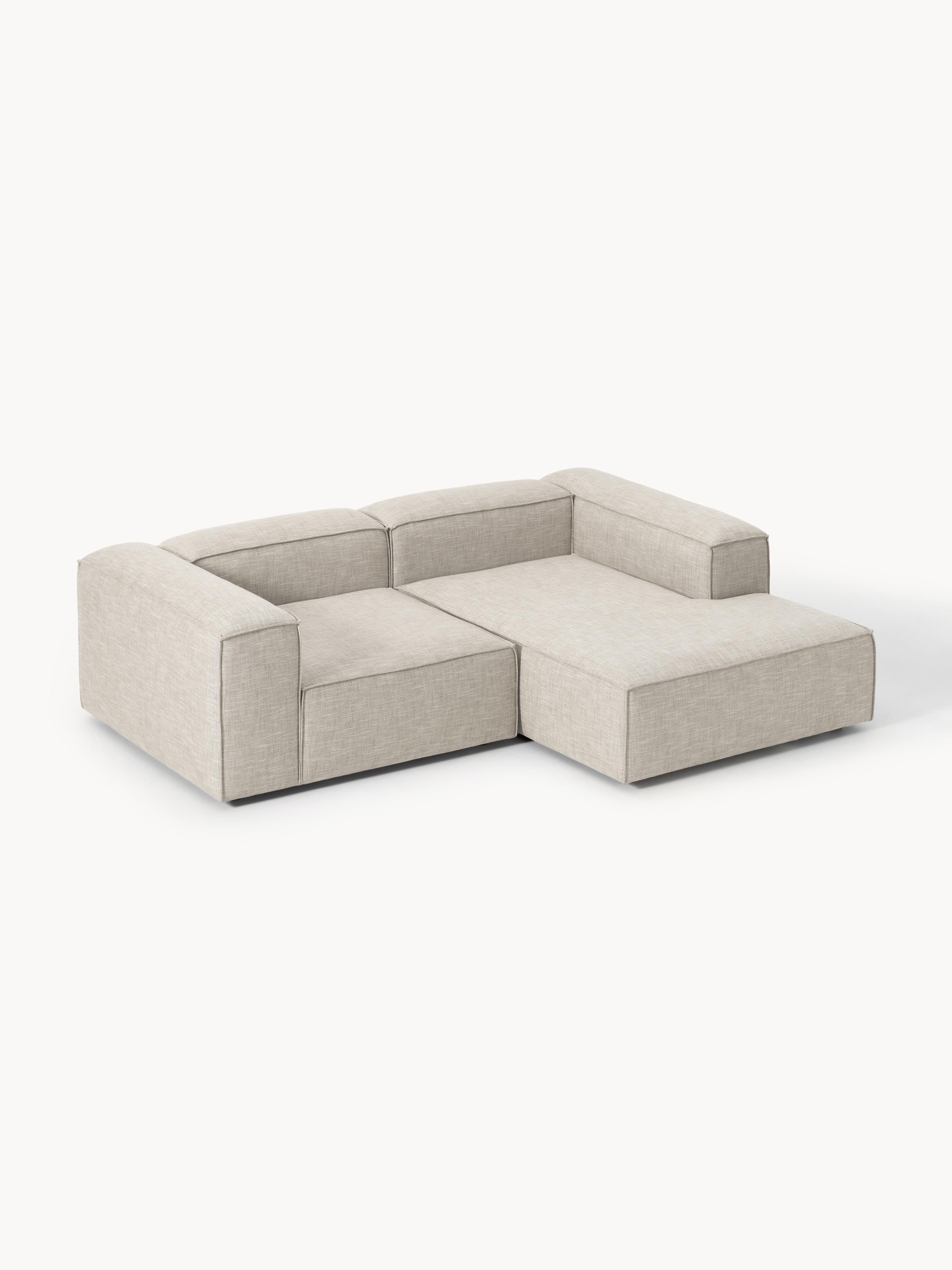 Lennon Linen Blend Modular Corner Sofa (3-seater)