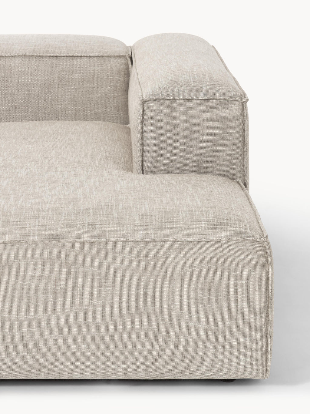 Lennon Linen Blend Modular Corner Sofa (3-seater)