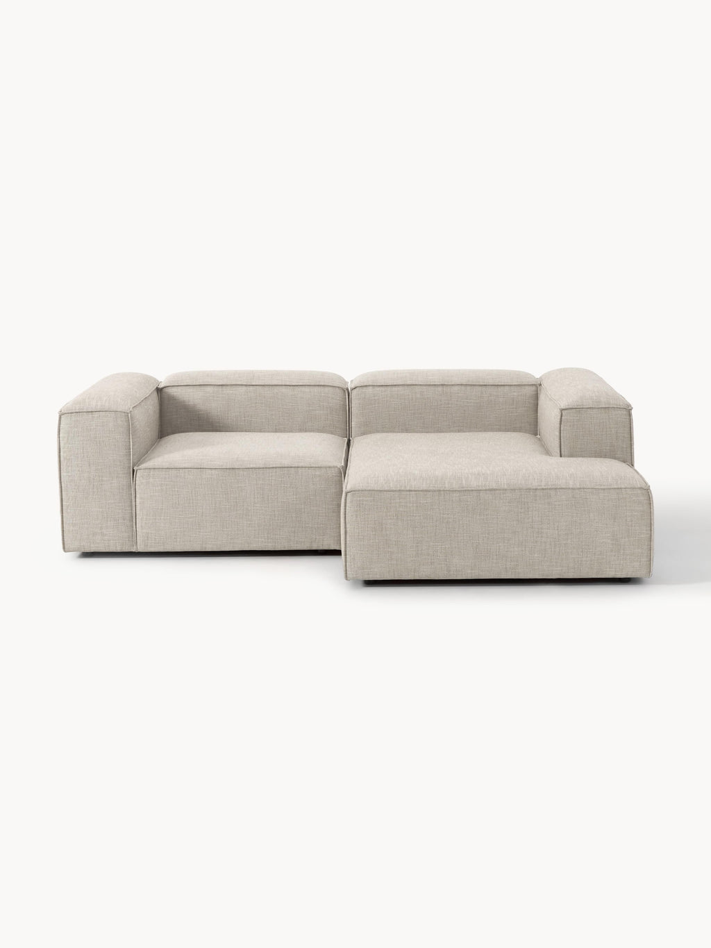 Lennon Linen Blend Modular Corner Sofa (3-seater)