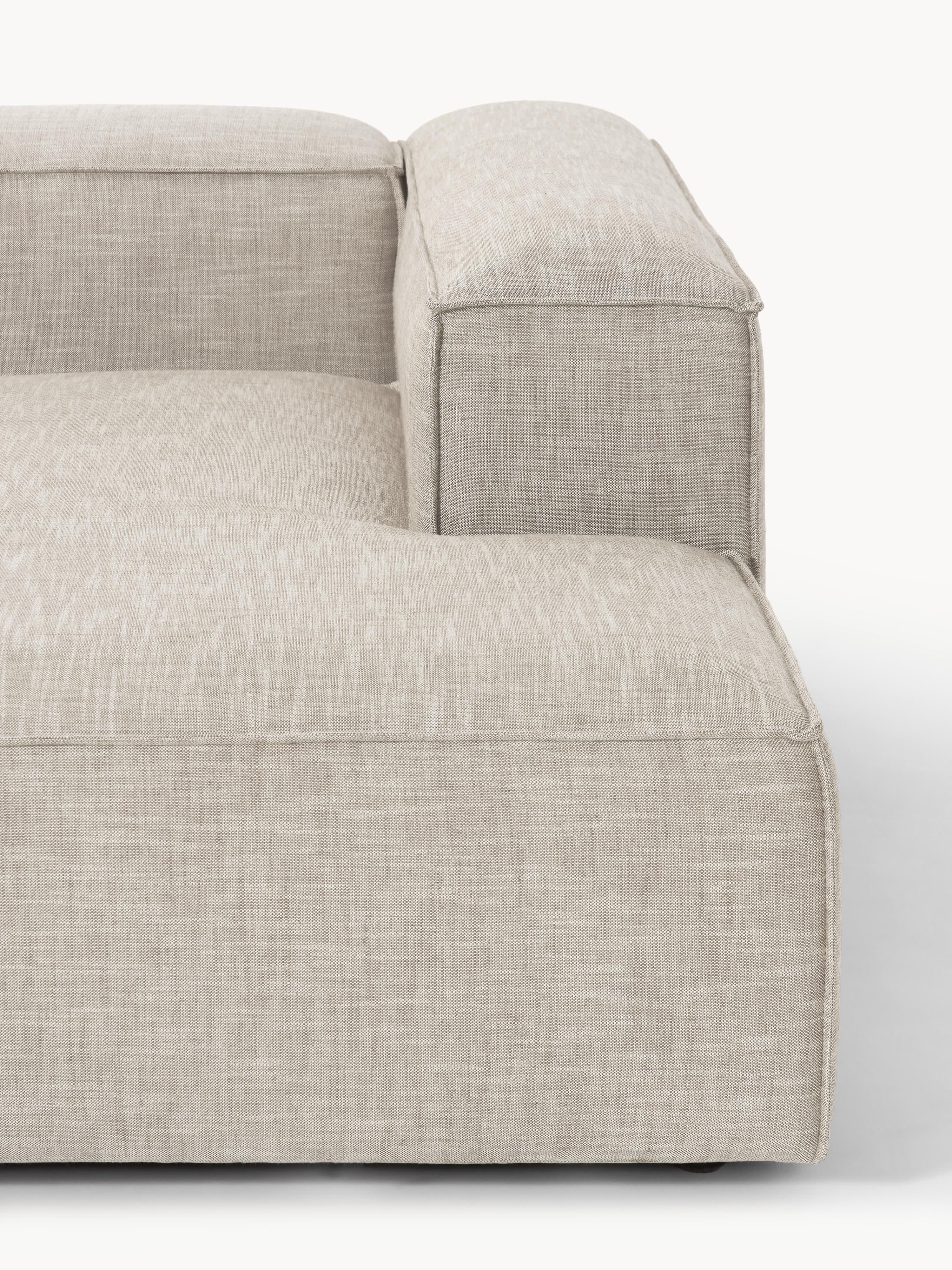 Lennon Linen Blend Modular Corner Sofa (3-seater)