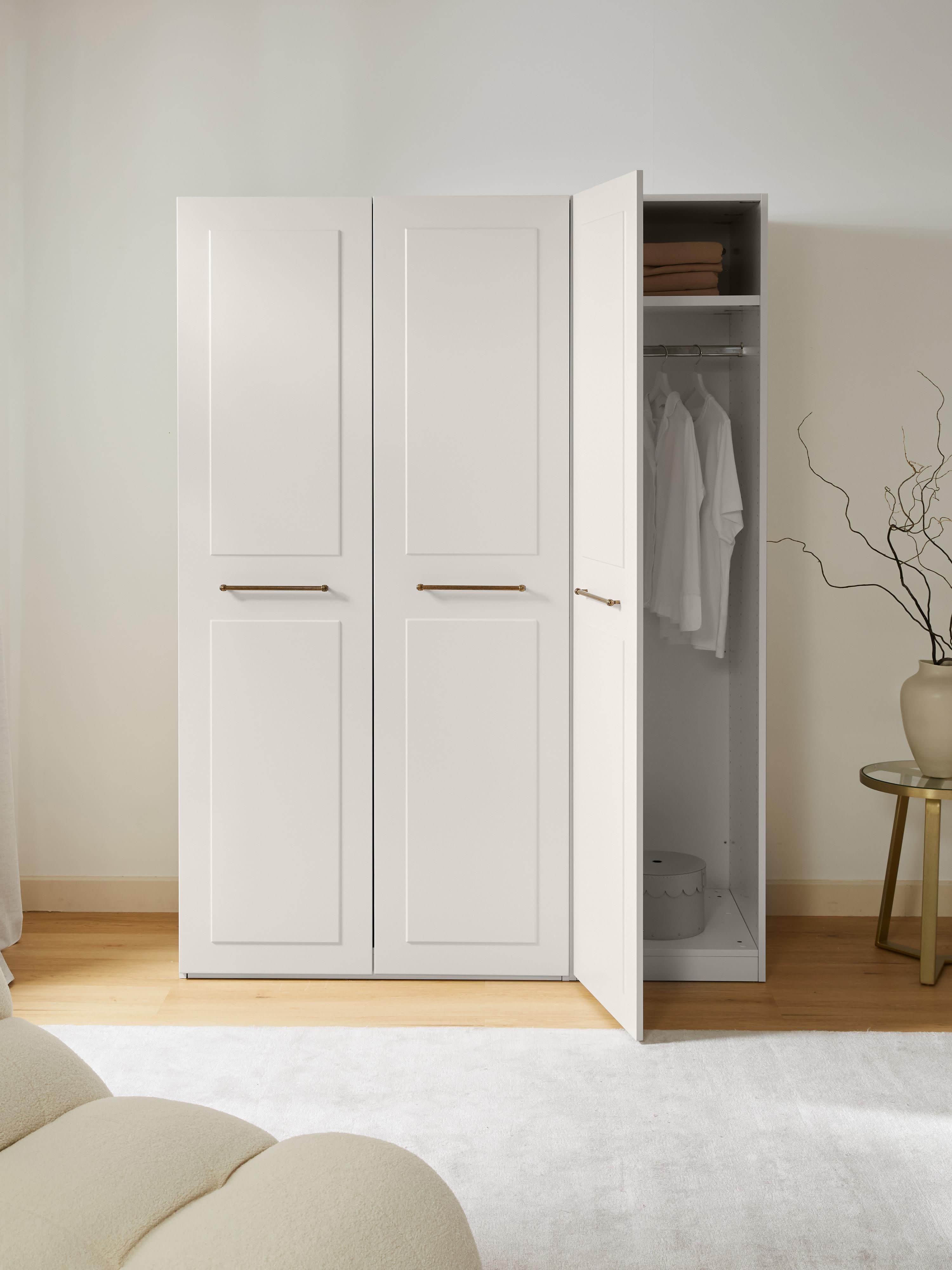 Charlotte Modular Hinged Door Wardrobe, 50 cm Wide, in various sizes
