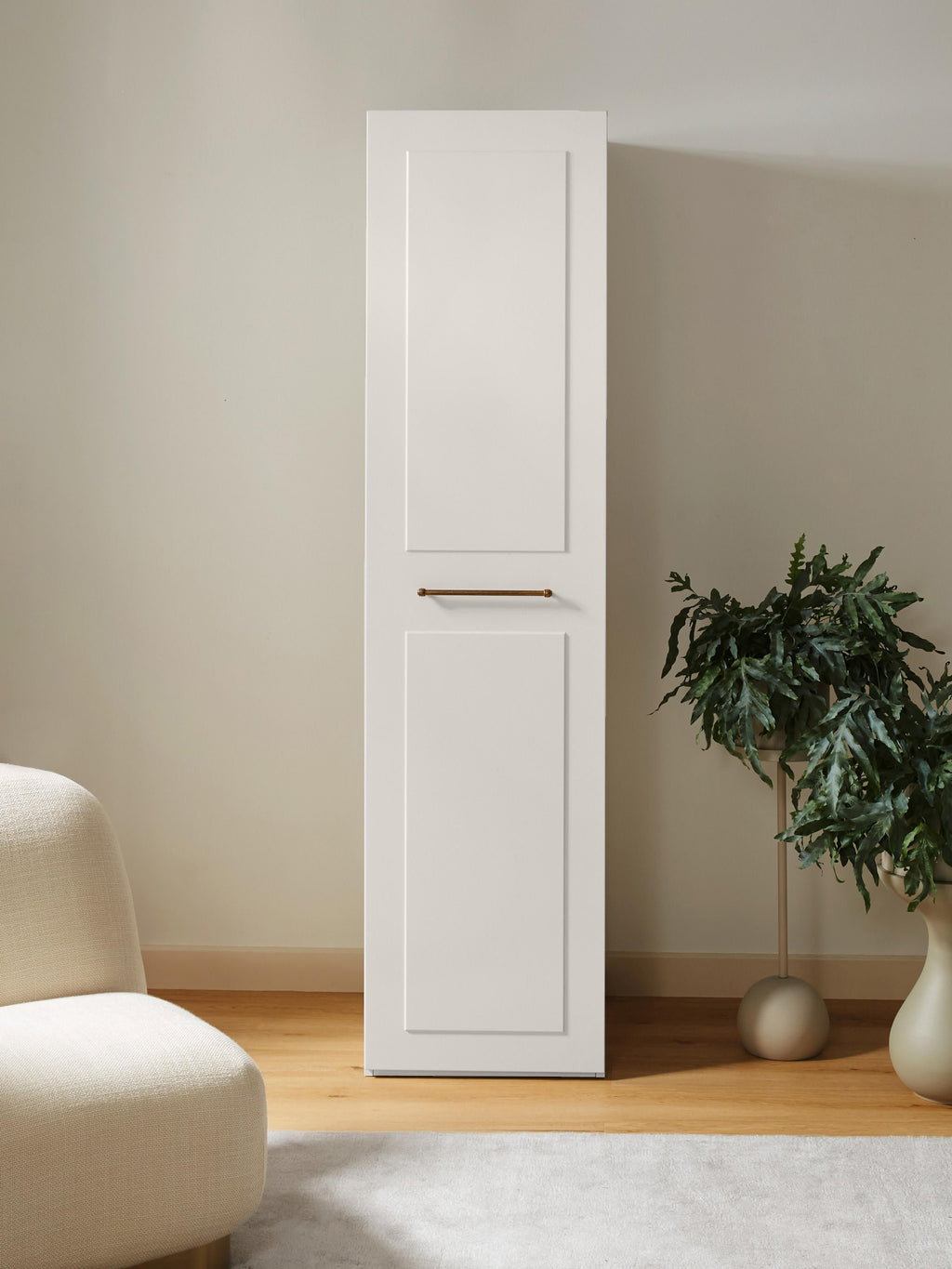 Charlotte Modular Hinged Door Wardrobe, 50 cm Wide, in various sizes