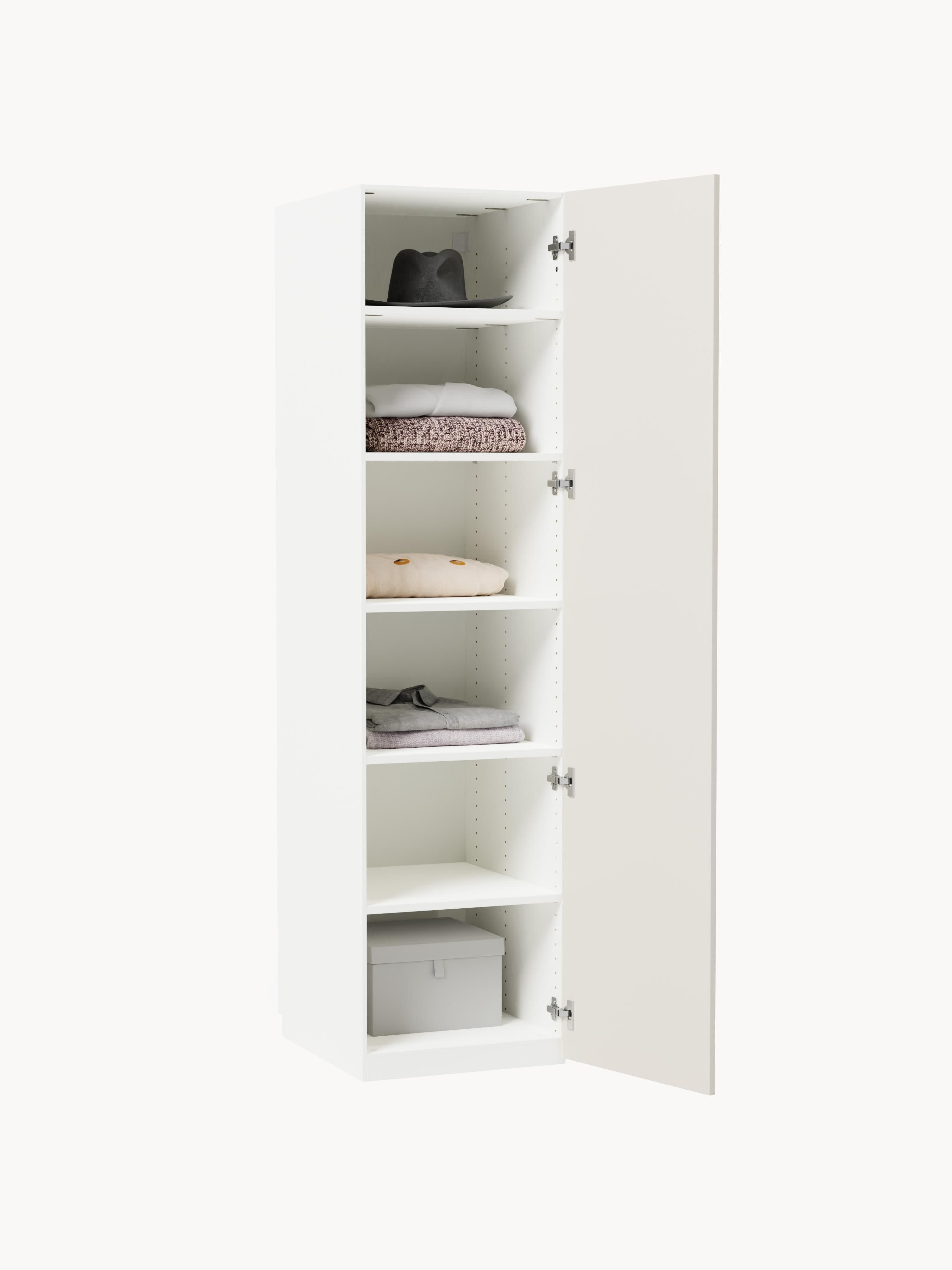 Charlotte Modular Hinged Door Wardrobe, 50 cm Wide, in various sizes