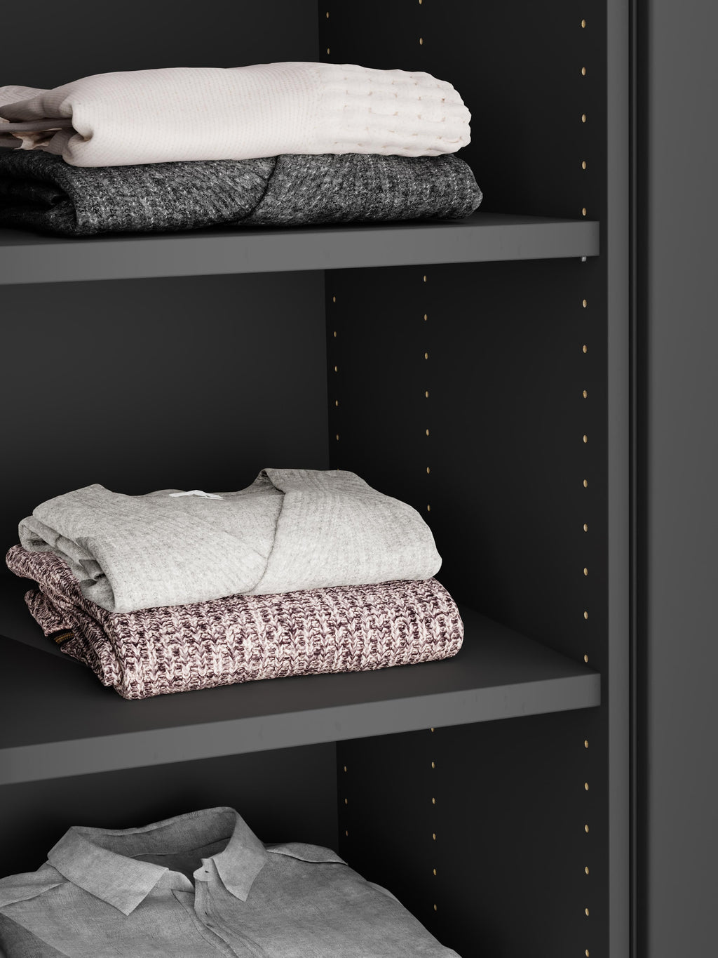 Leon Modular Corner Wardrobe, 165 cm Wide, in various sizes
