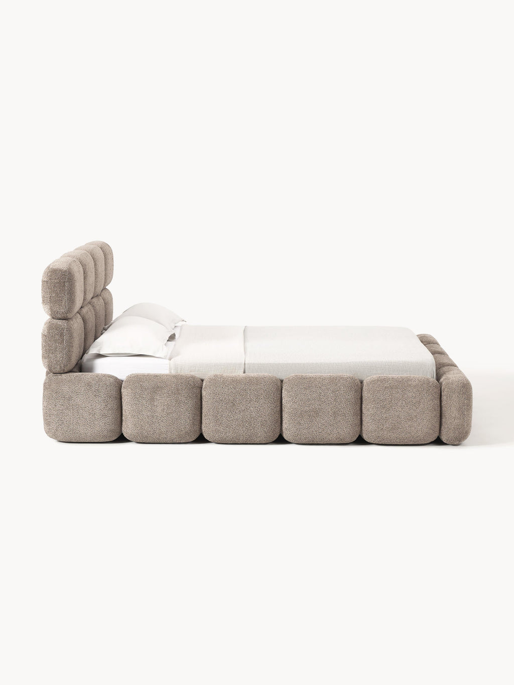 Tayla Upholstered Teddy Bouclé Bed