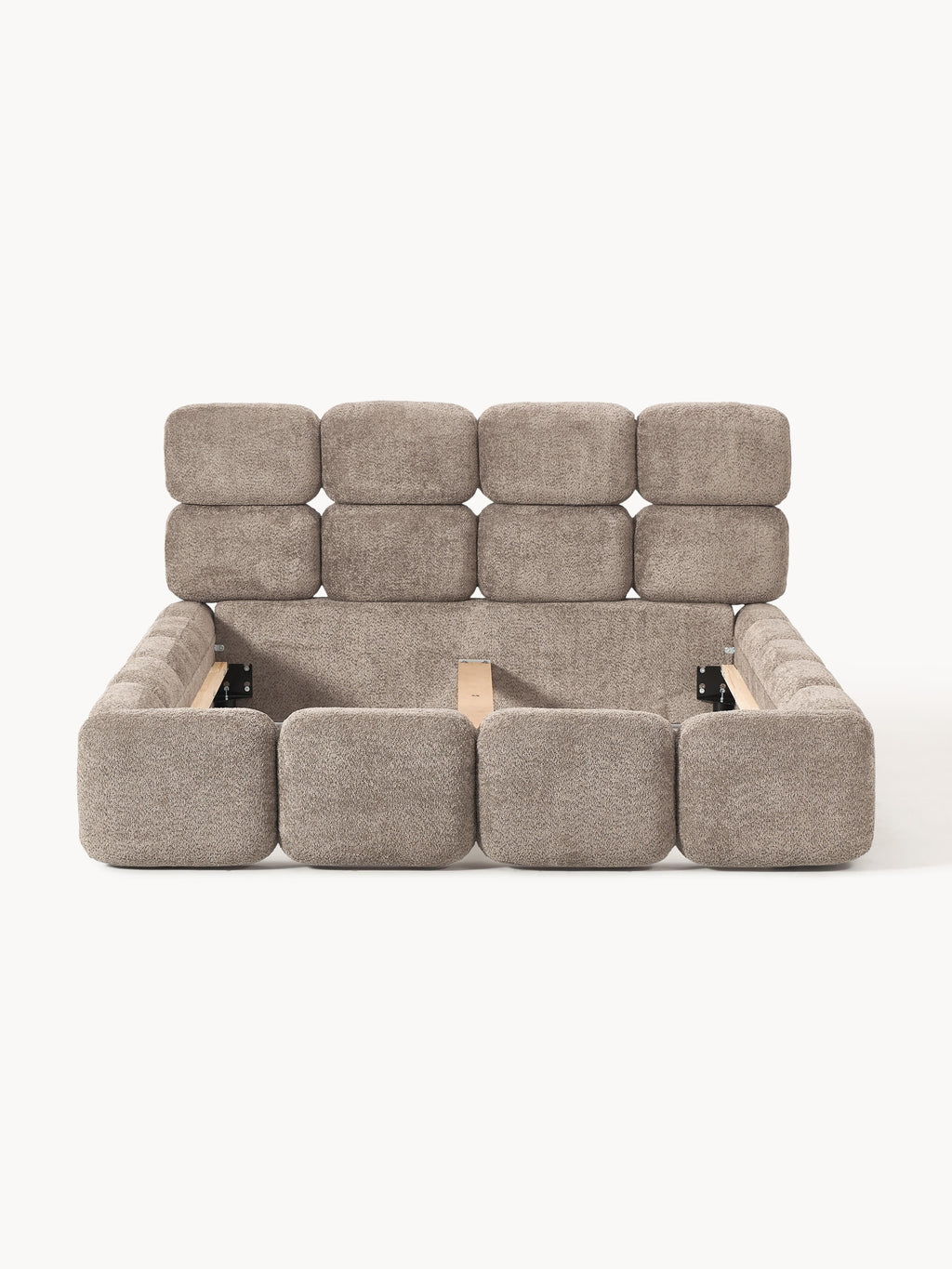 Tayla Upholstered Teddy Bouclé Bed