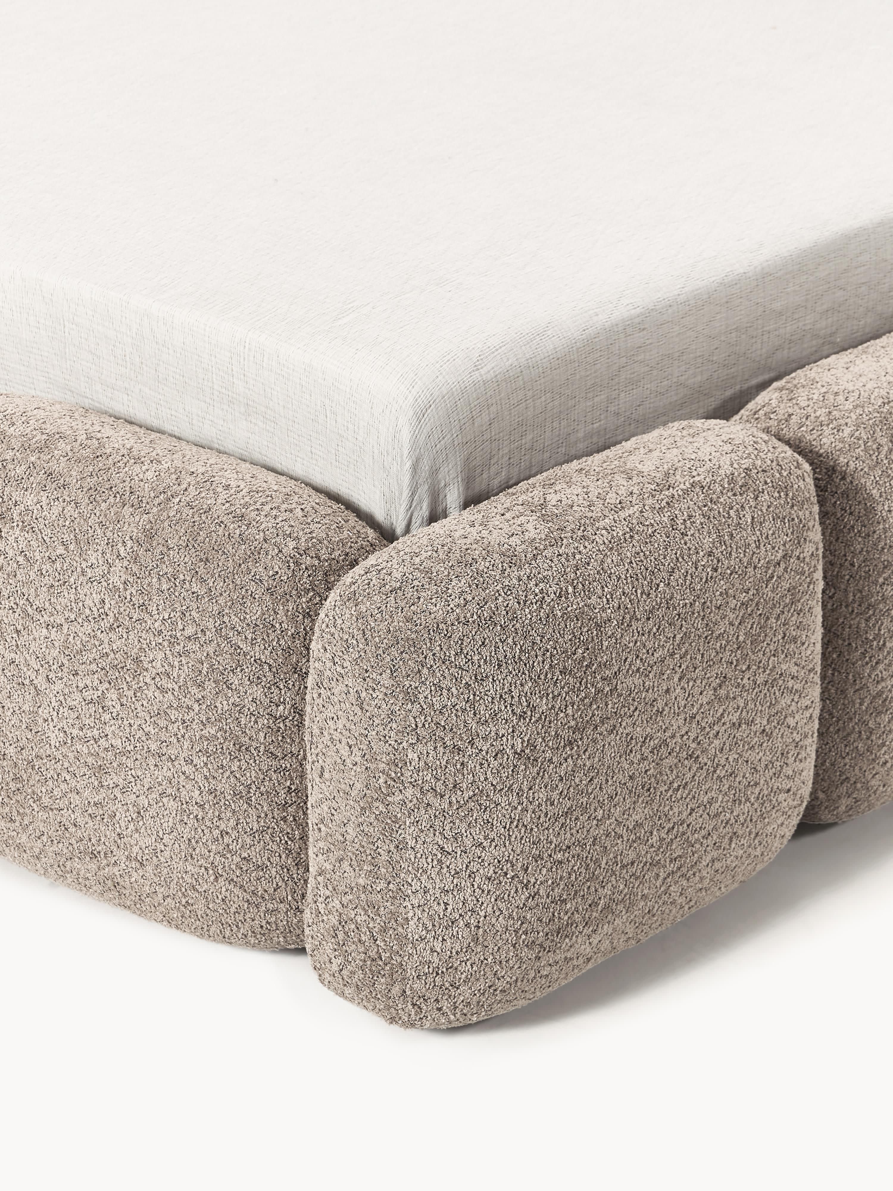 Tayla Upholstered Teddy Bouclé Bed