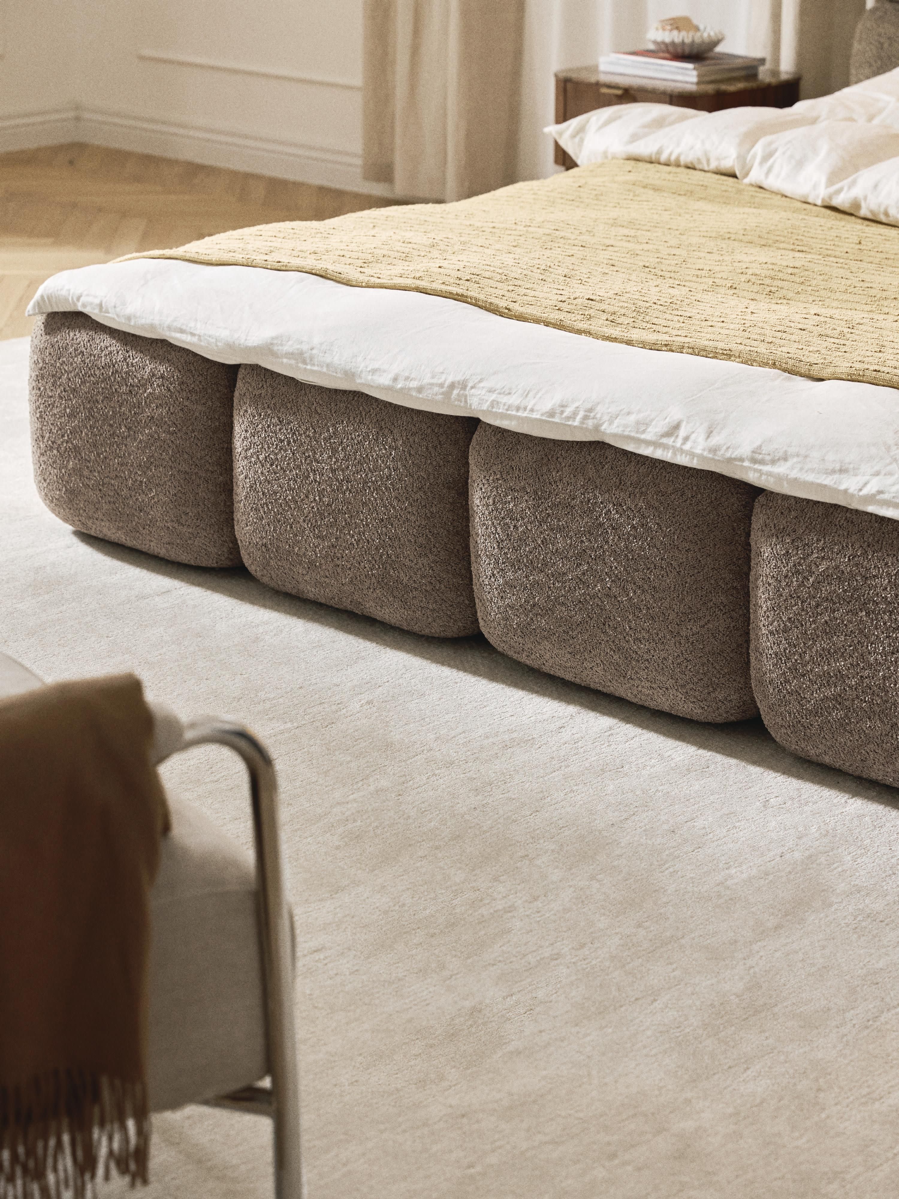 Tayla Upholstered Teddy Bouclé Bed